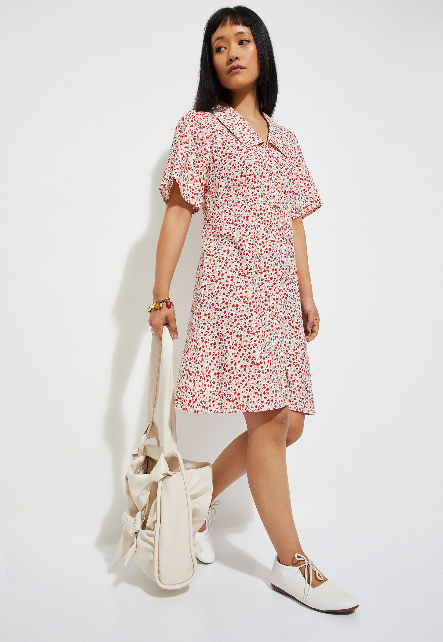 ALAYA F x URB_N Women Printed A-line Dress-picture-34