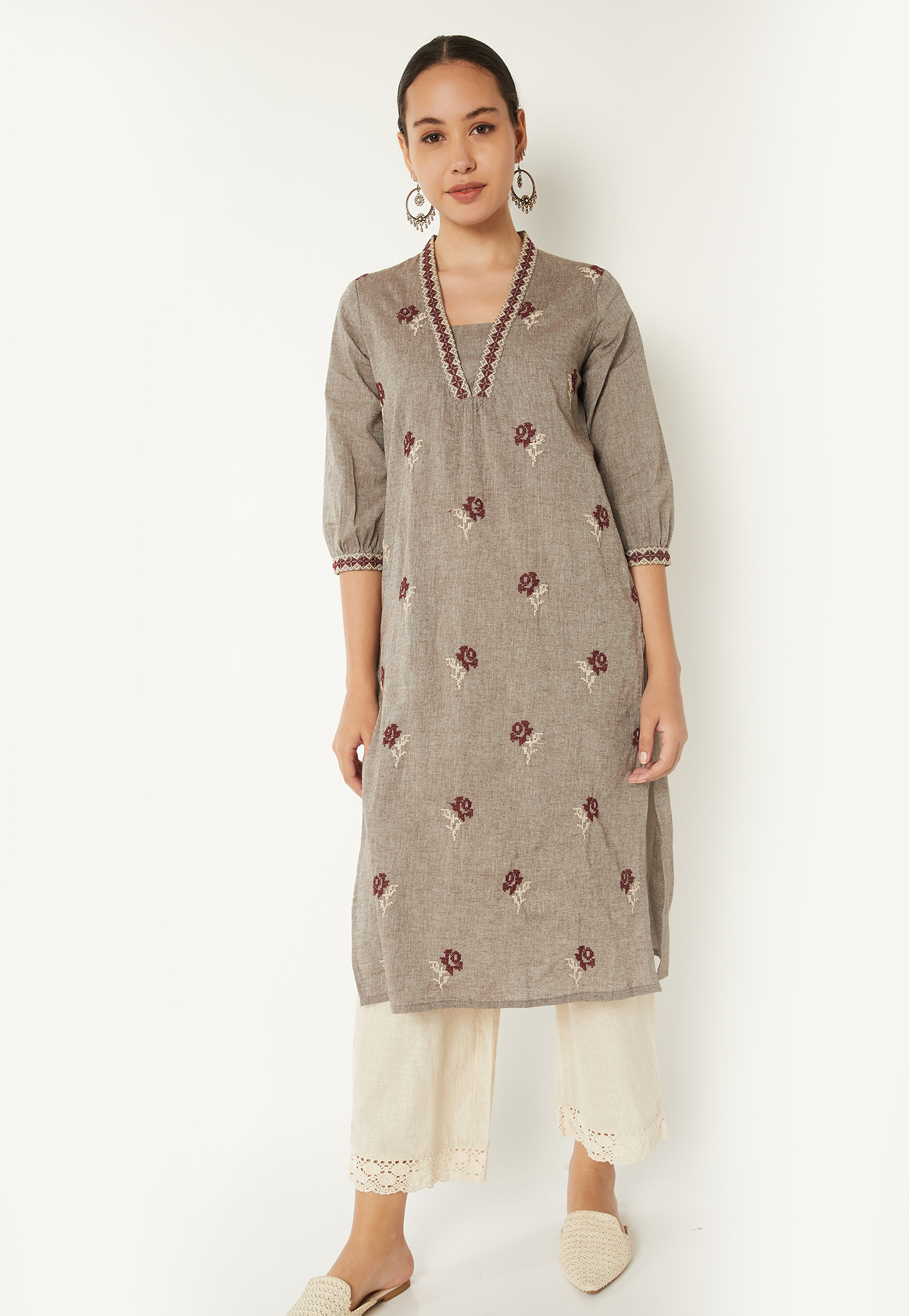 Women Embroidered Straight Kurta-picture-55