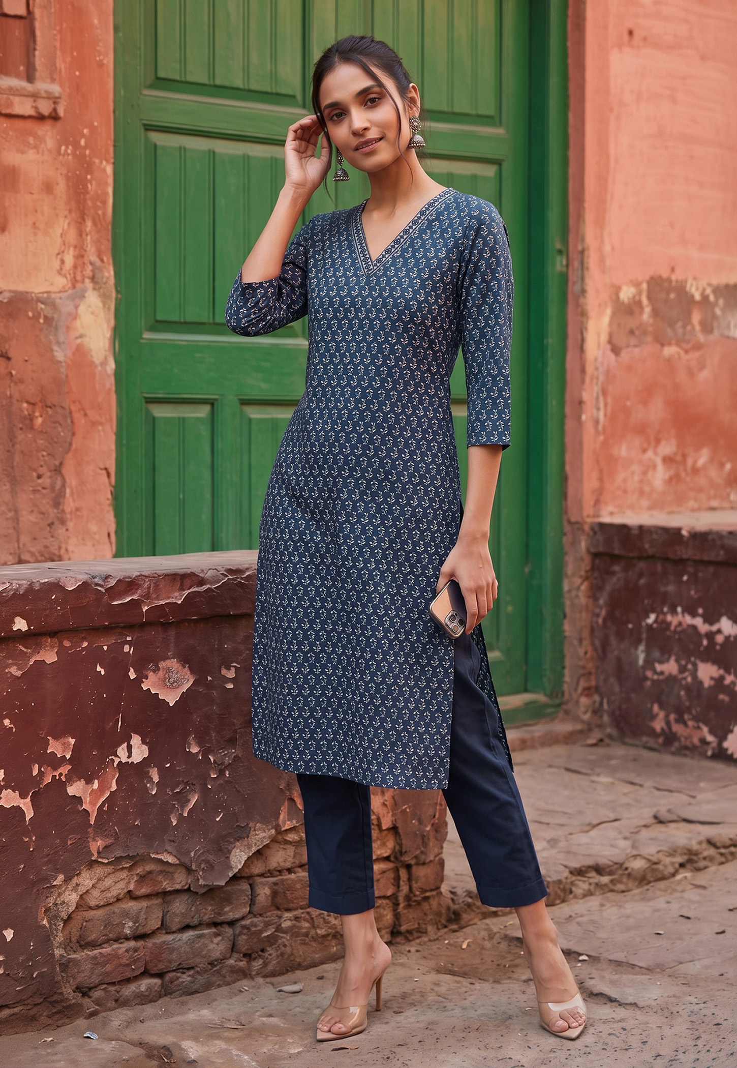 Women Printed Straight Kurta Set-picture-45