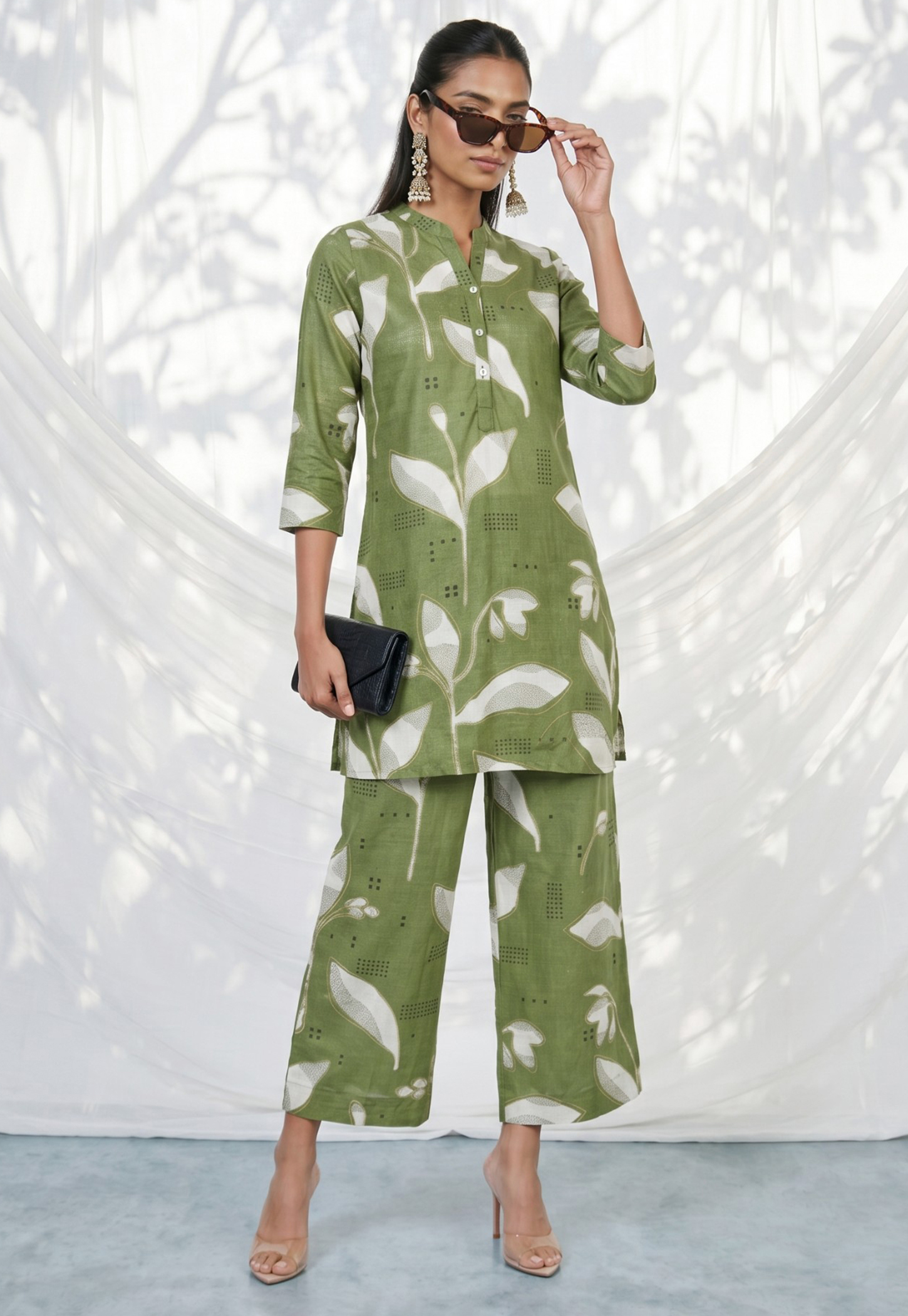 Women Printed Straight Kurta Set with Palazzo-image-10