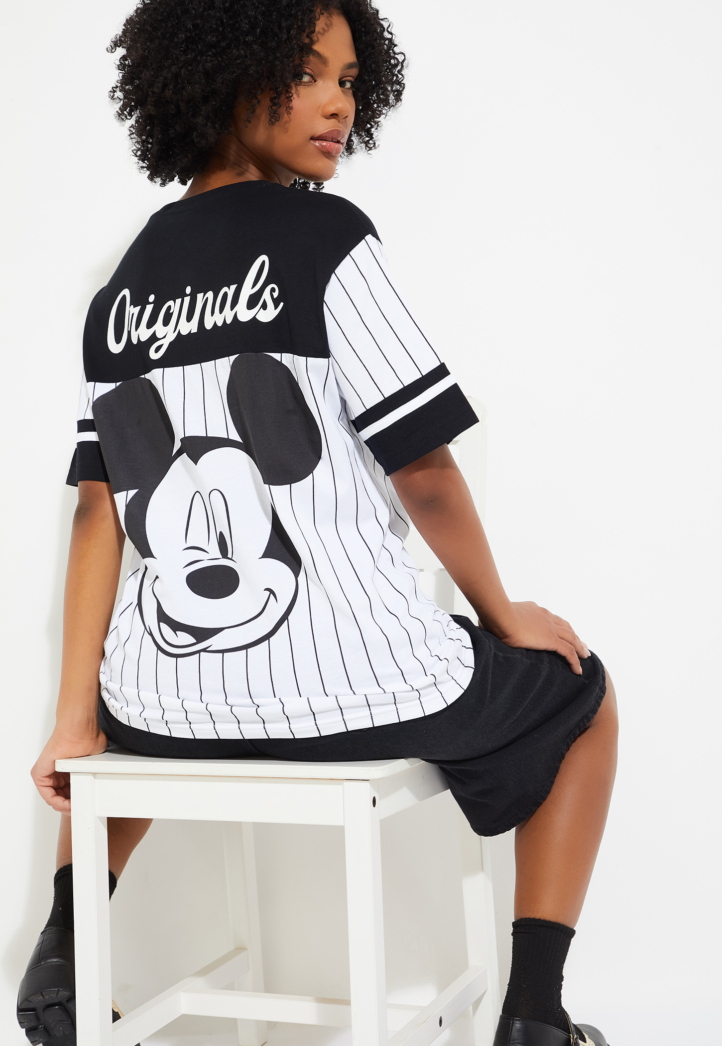 URB_N Women Mickey Mouse Oversized T-shirt-picture-52