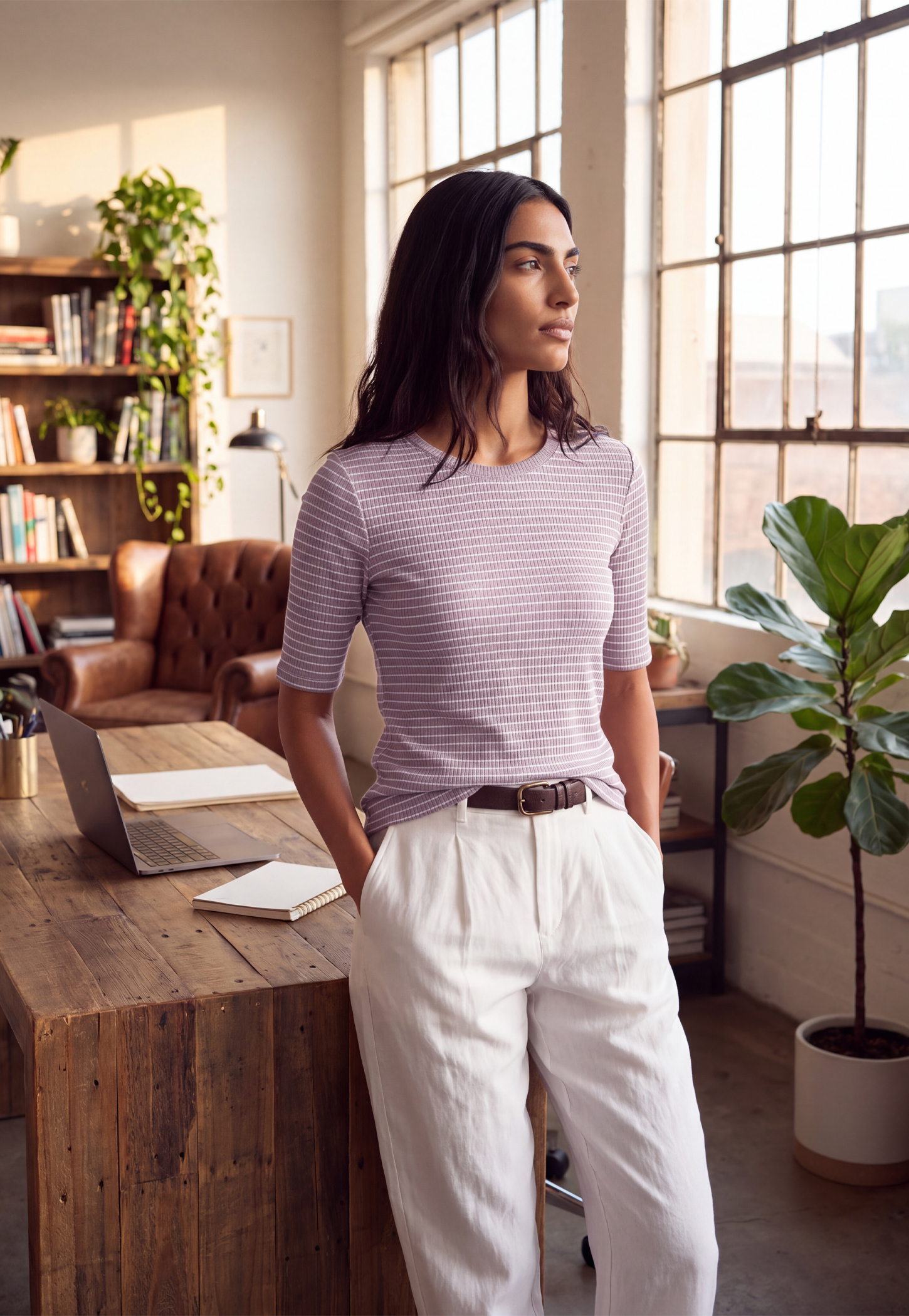 Women Striped T-shirt-picture-37