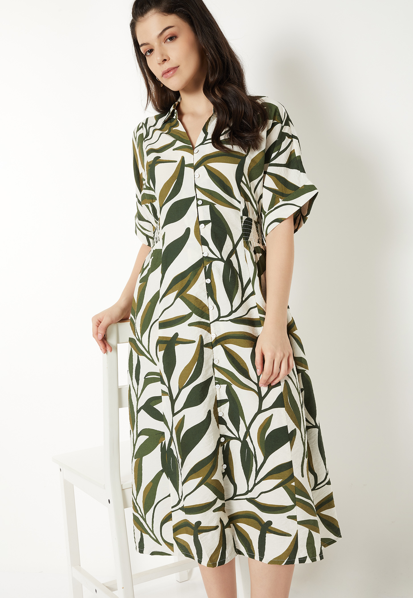 Women Printed Midi Dress-picture-10