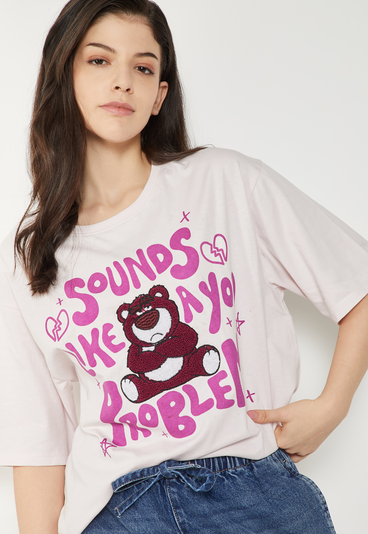 Women Lotso Embroidered T-shirt-picture-18