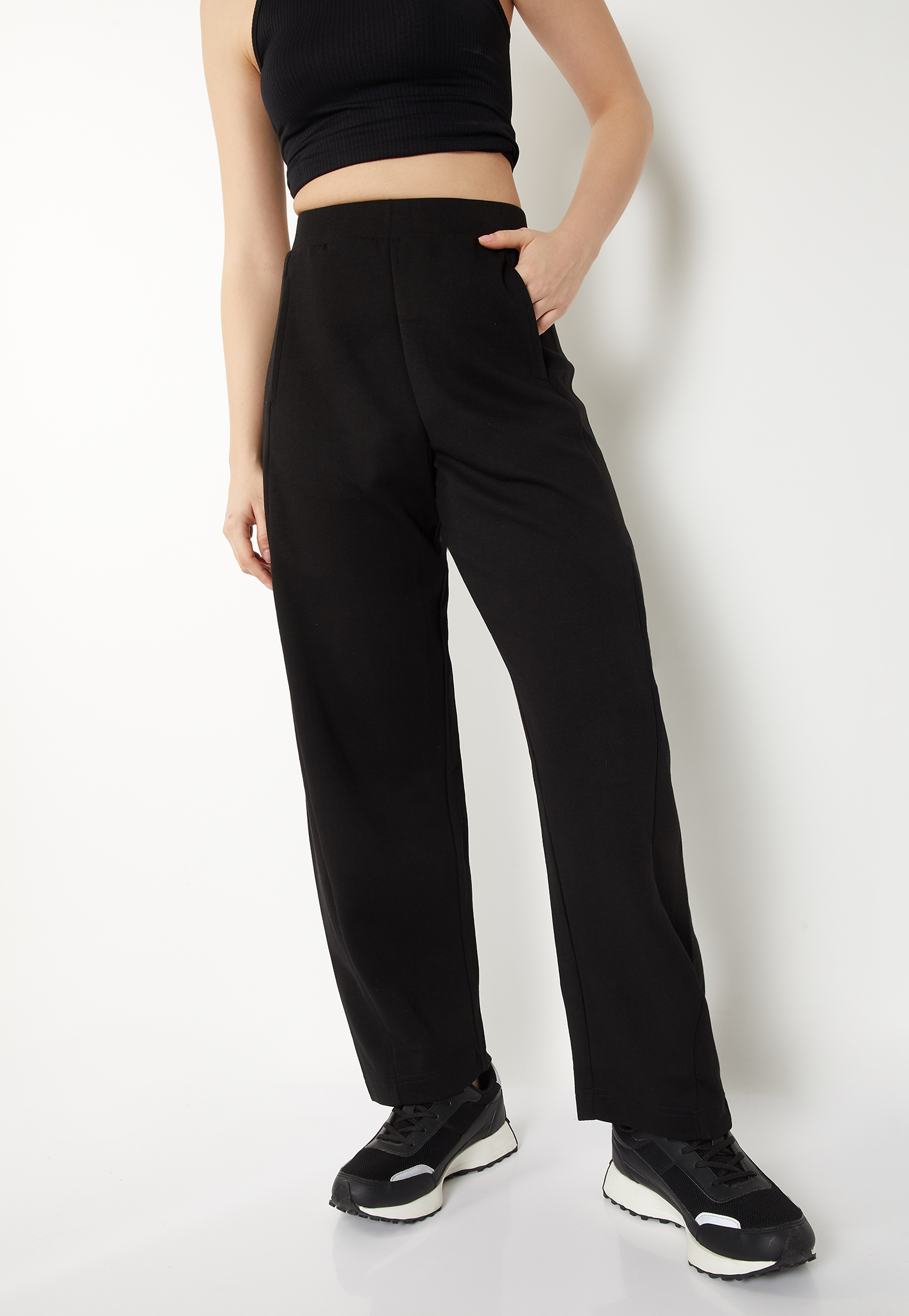 Women Solid Track Pants-image-30