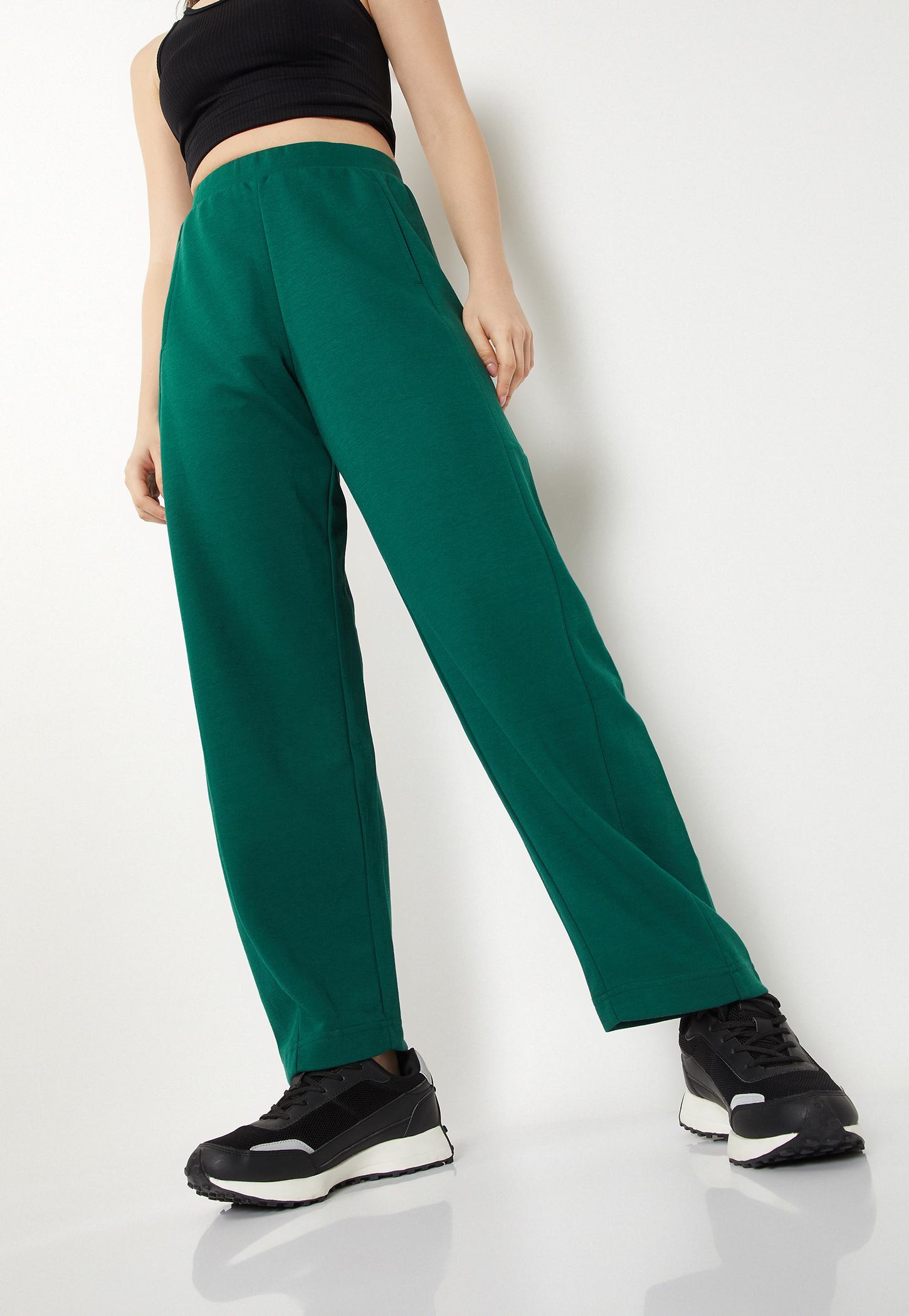 Women Solid Track Pants-image-22