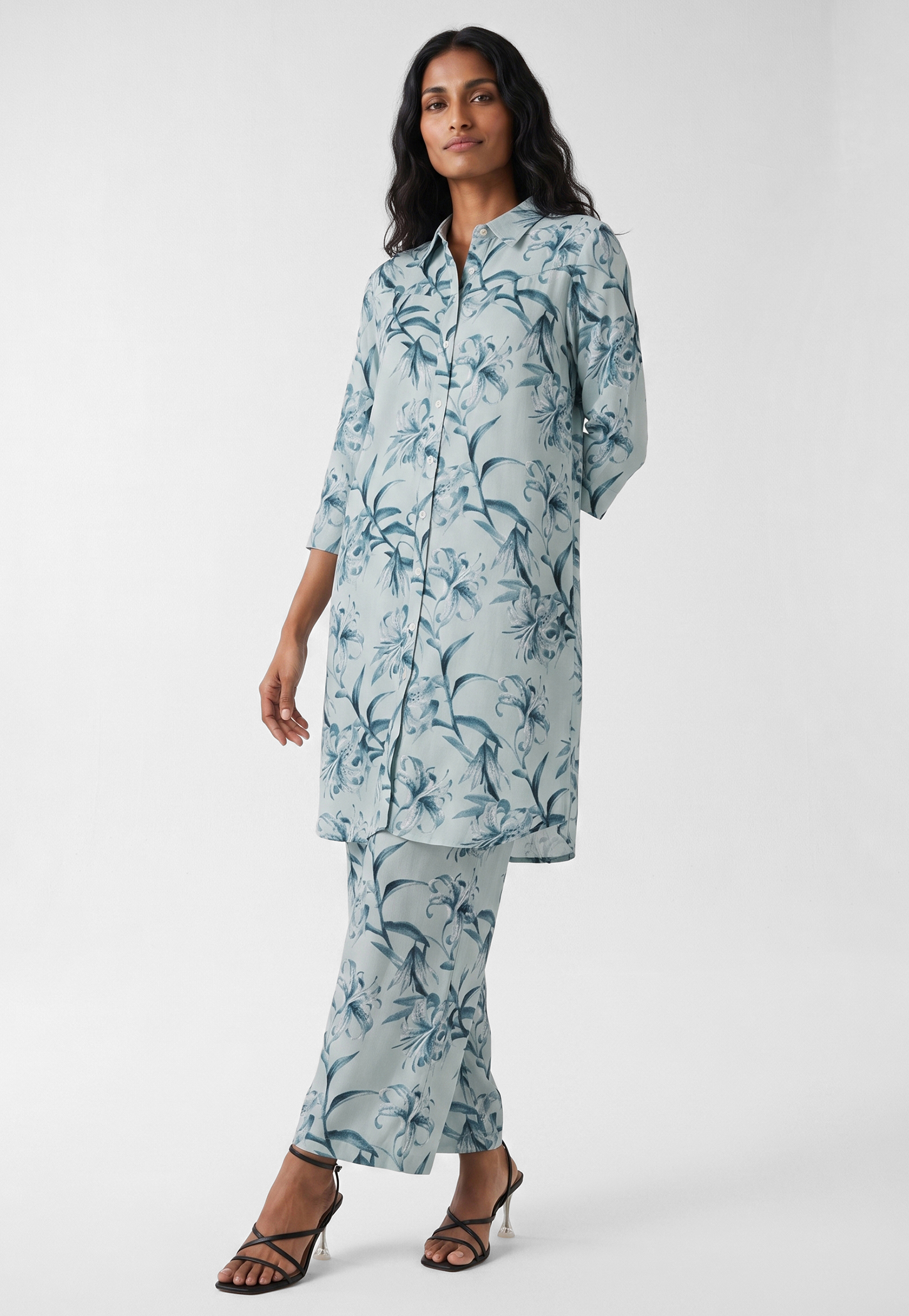 Women Floral Print Straight Kurta Set-picture-54