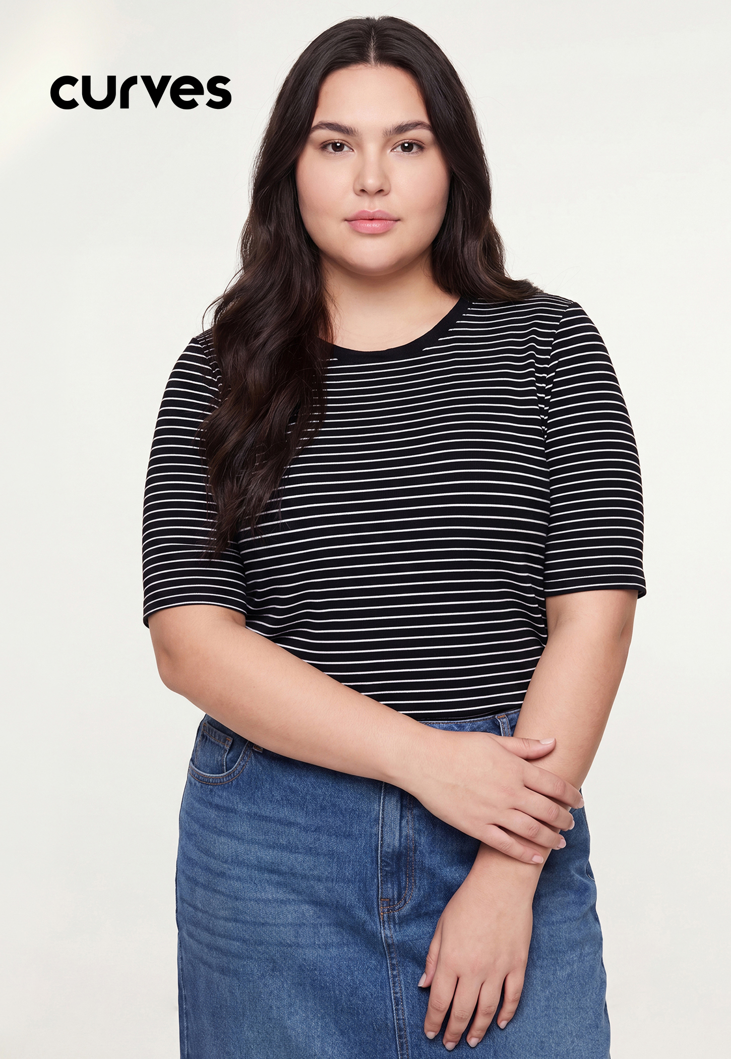 Women Striped T-shirt-image-25