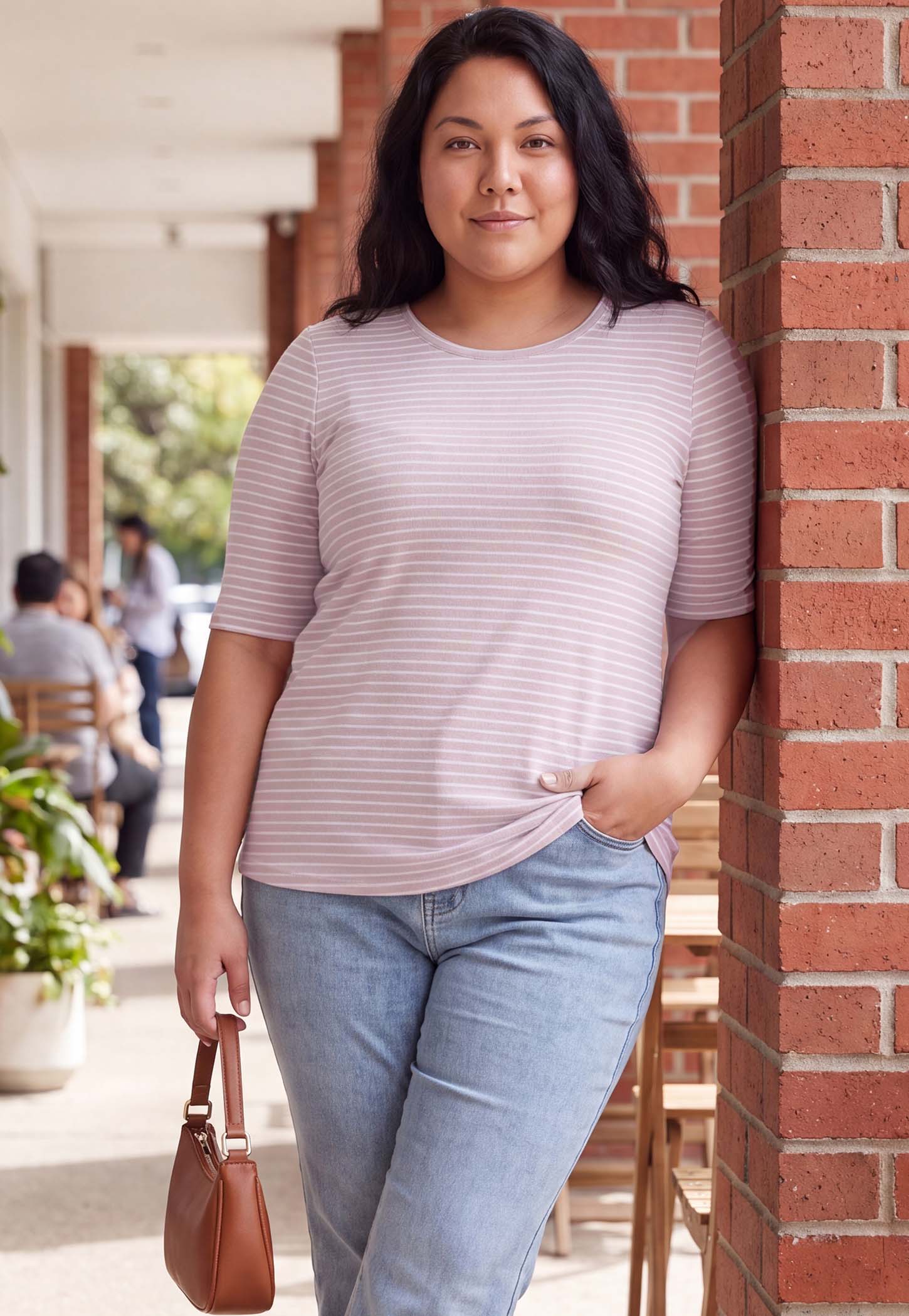Women Striped T-shirt-picture-30
