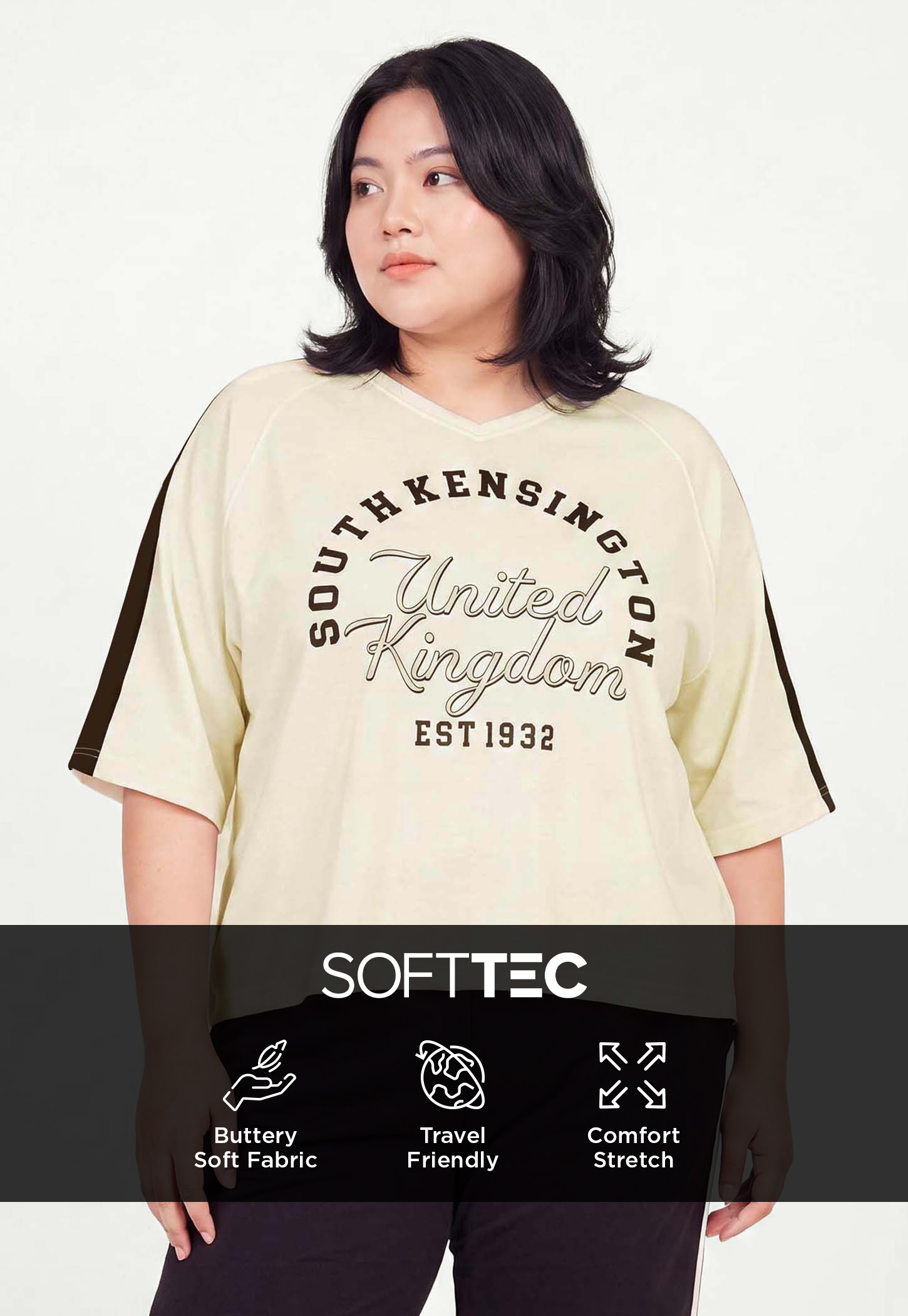 Women Printed Boxy Fit Sports T-shirt-picture-31