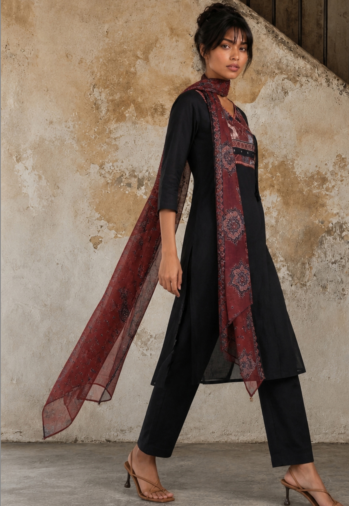 Women Printed A-line Kurta Set-picture-48