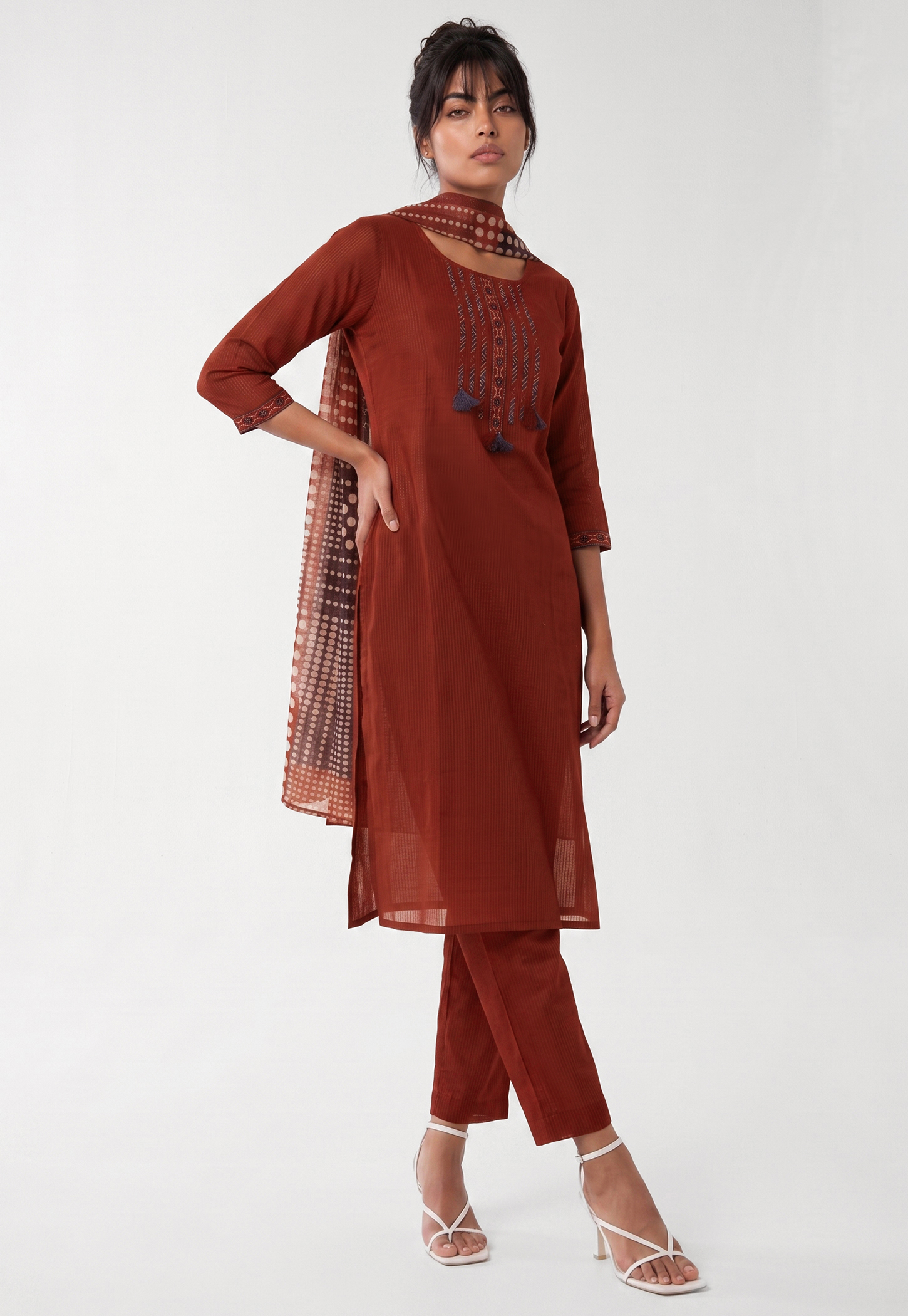 Women Printed Straight Kurta Set-image-13