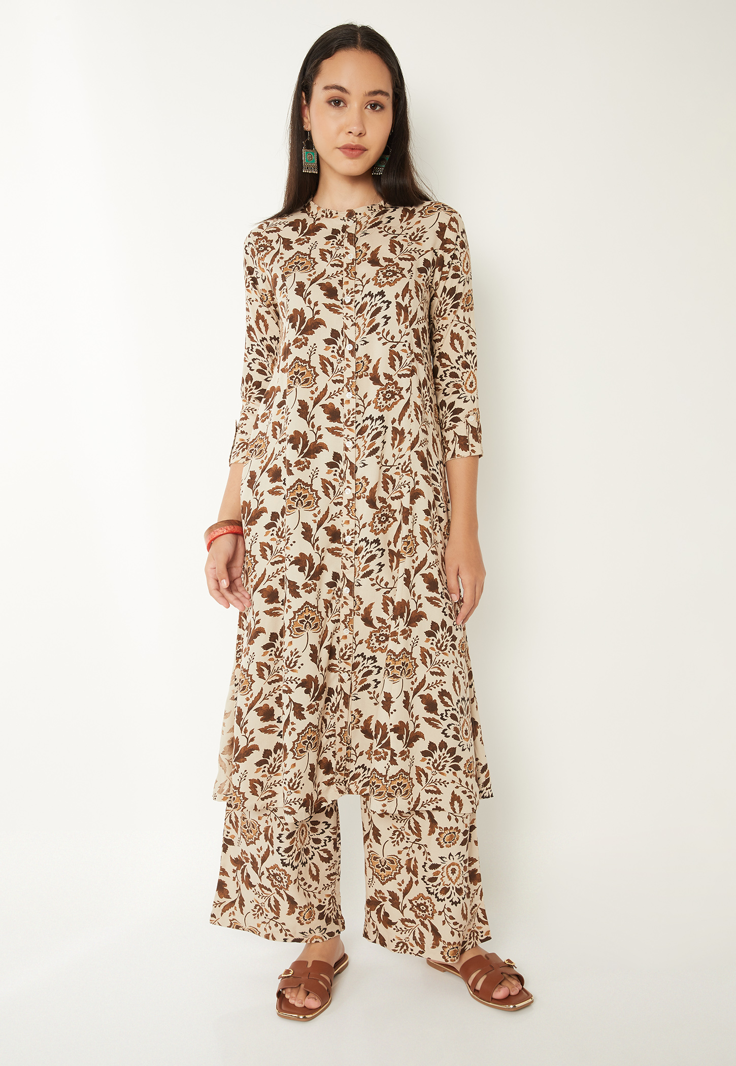 Women Printed A-line Kurta Set-picture-35