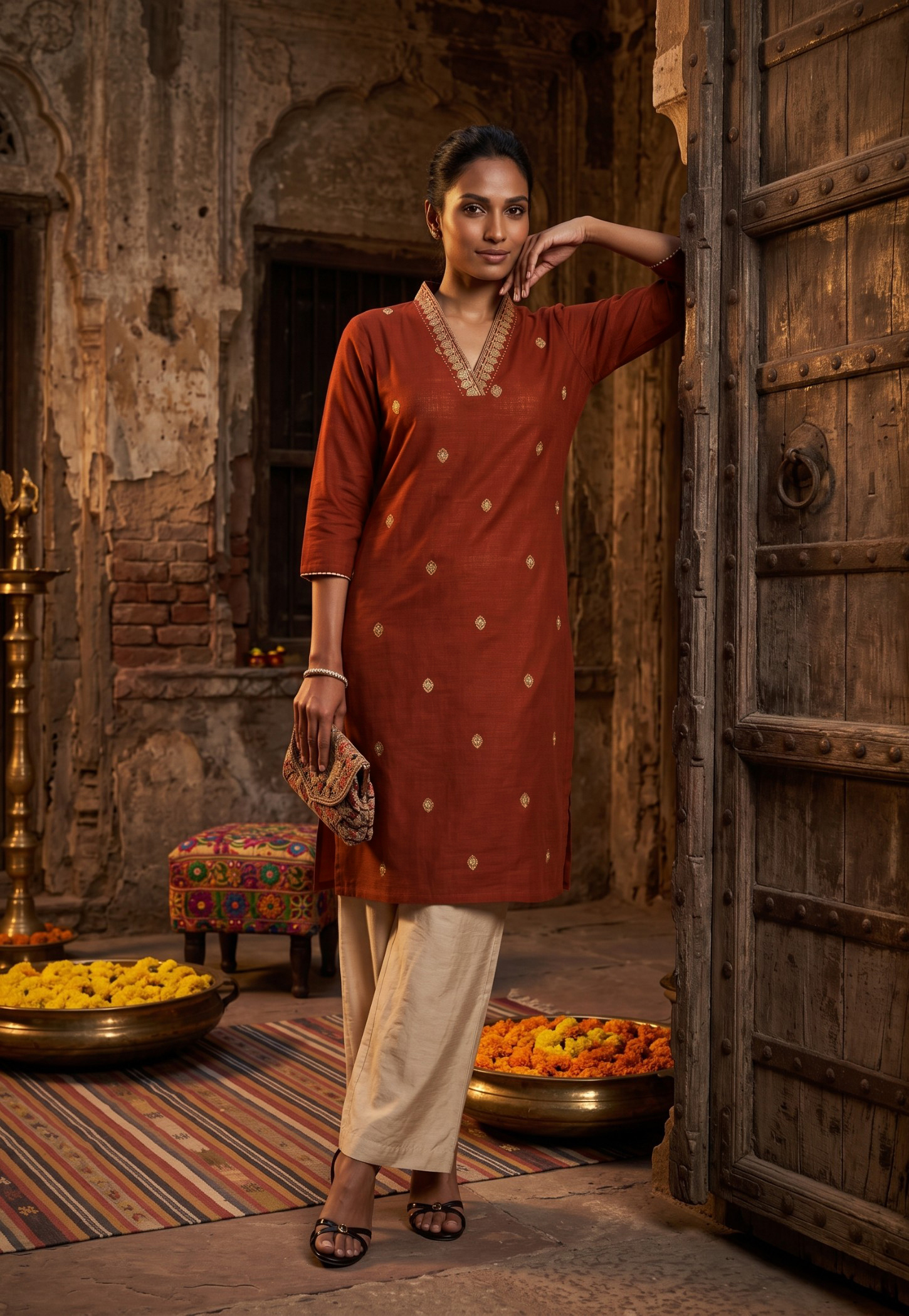 Women Embroidered Straight Kurta-picture-37