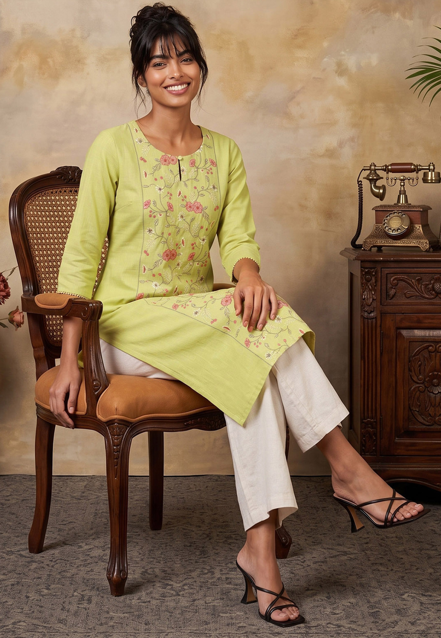 Women Embroidered Straight Kurta-picture-46