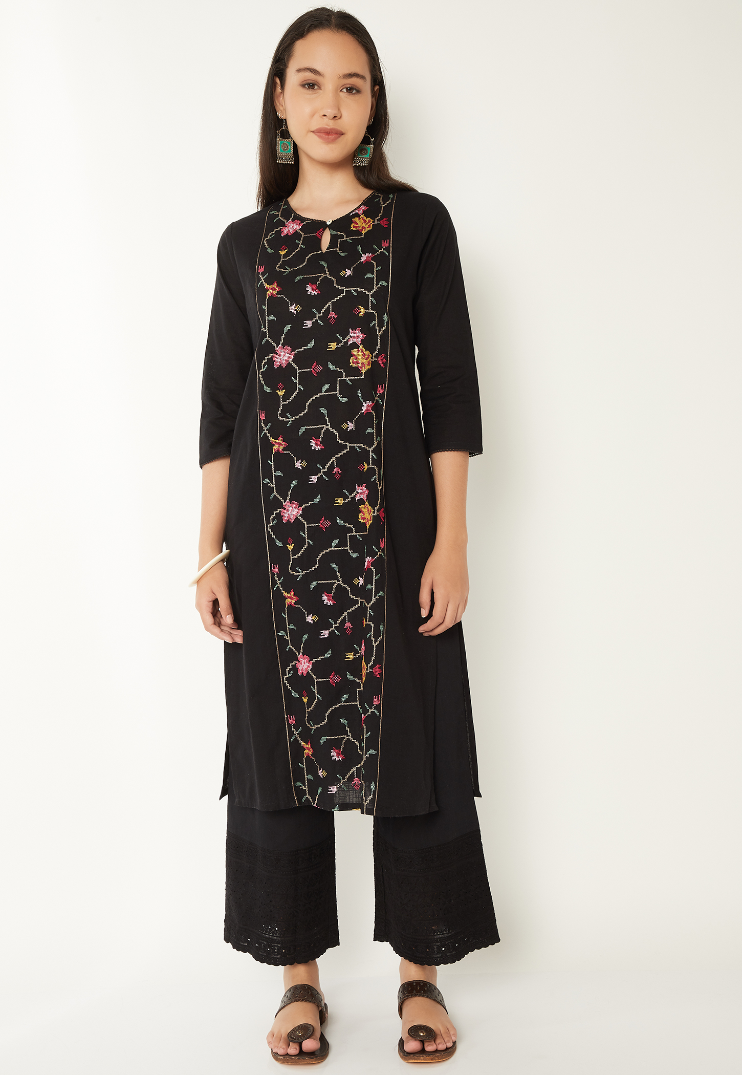 Women Embroidered Straight Kurta-picture-23