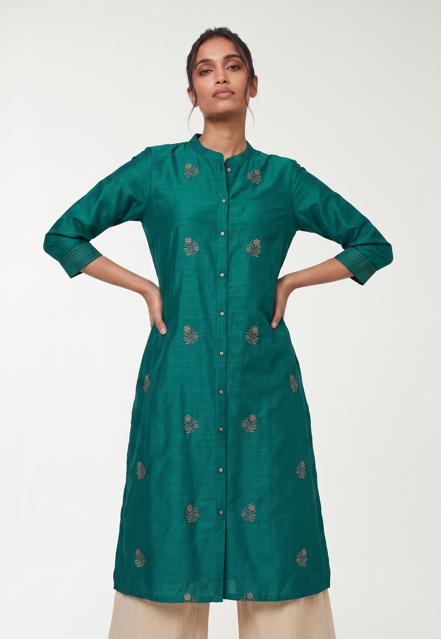 Women Embroidered A-Line Kurta-picture-41