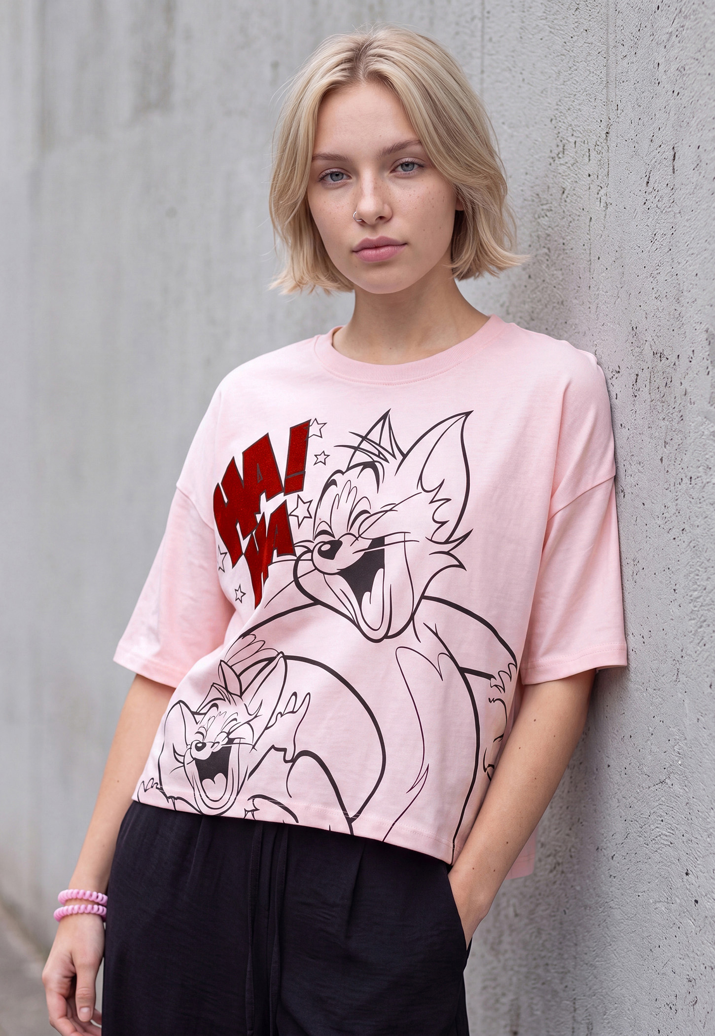 URB_N Women Tom & Jerry Character T-shirt-picture-50