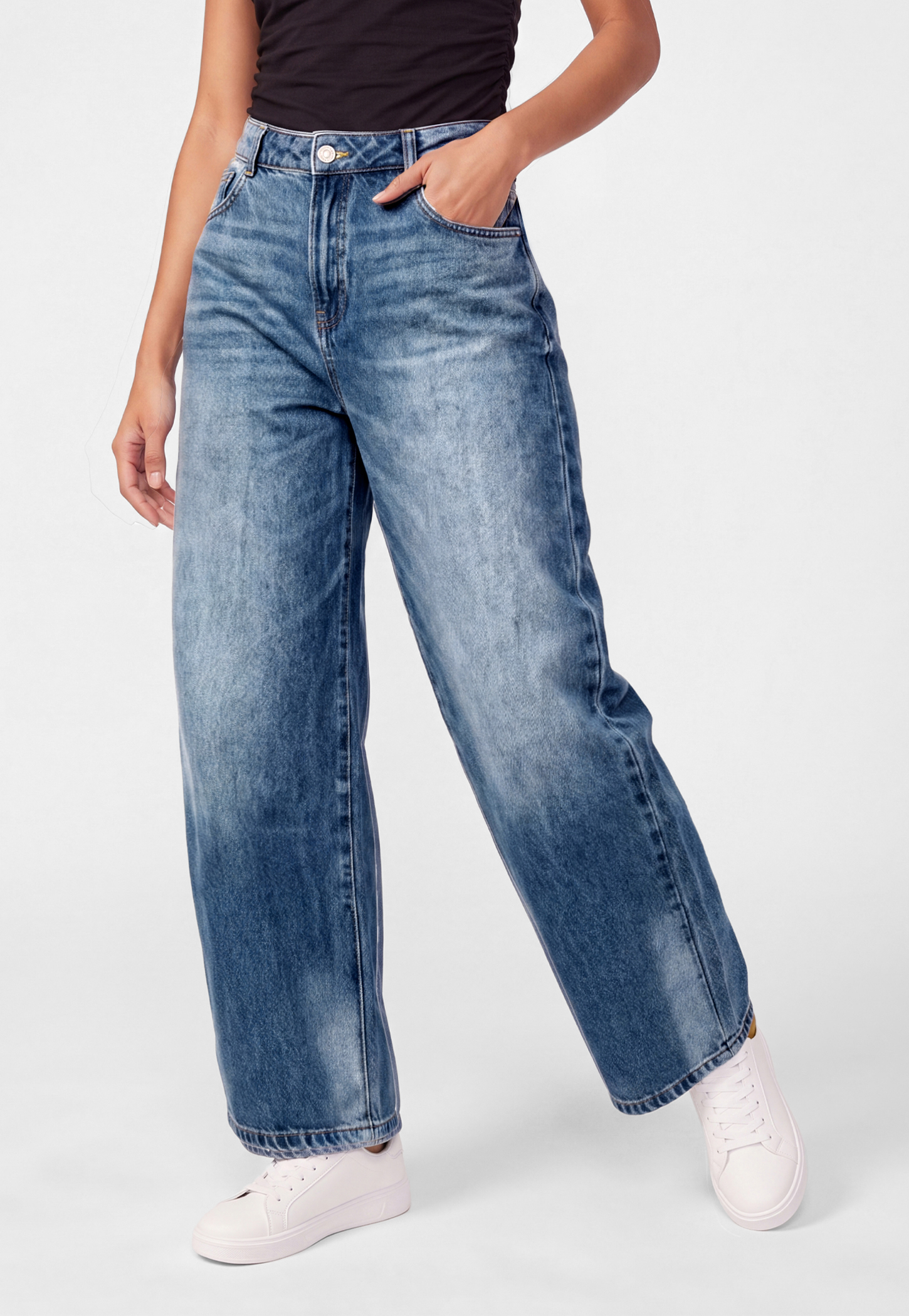 High Rise Washed Jeans-picture-50