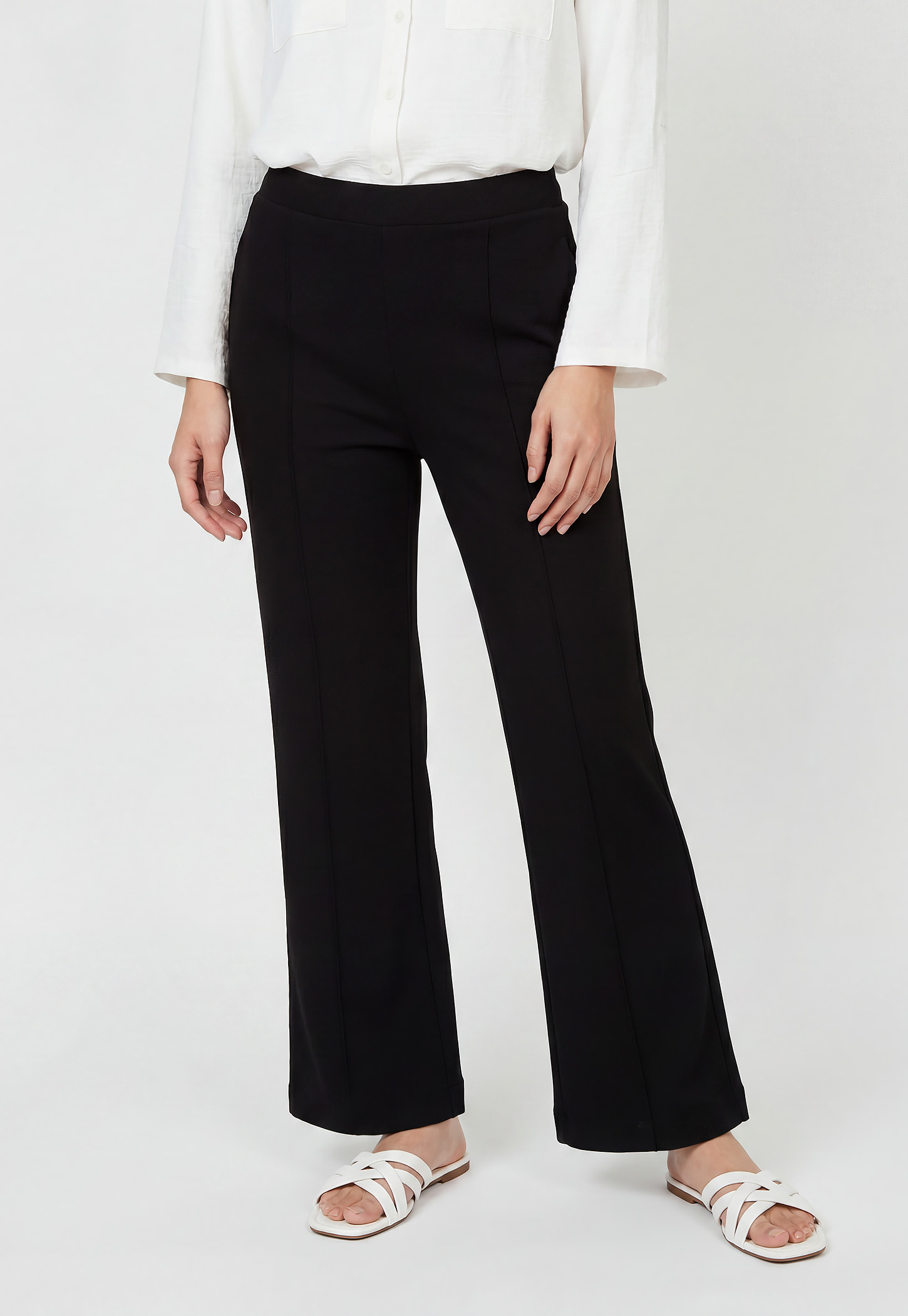 Women Solid Relaxed Trousers-picture-44