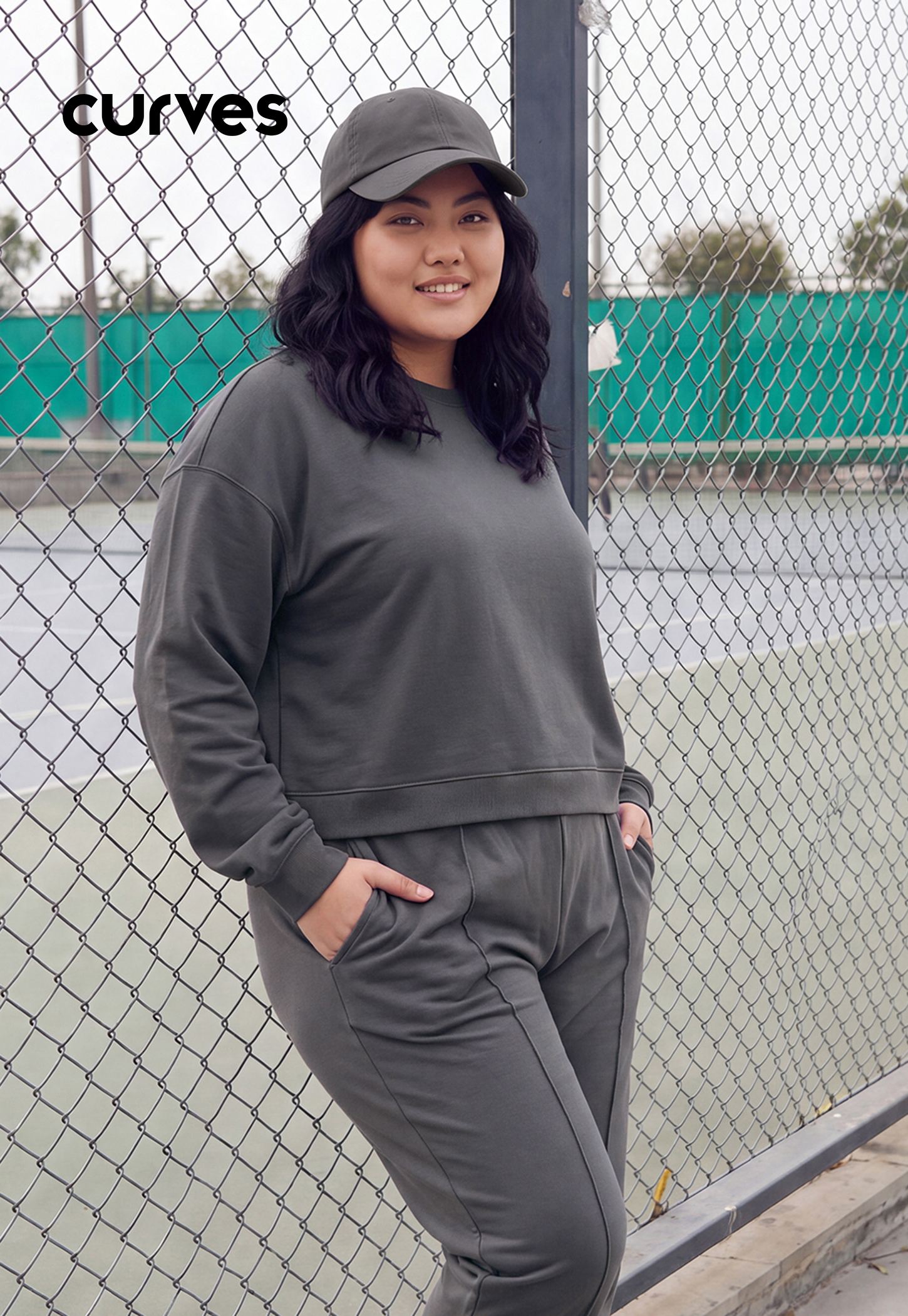 Women Solid Boxy Sports T-shirt-image-18