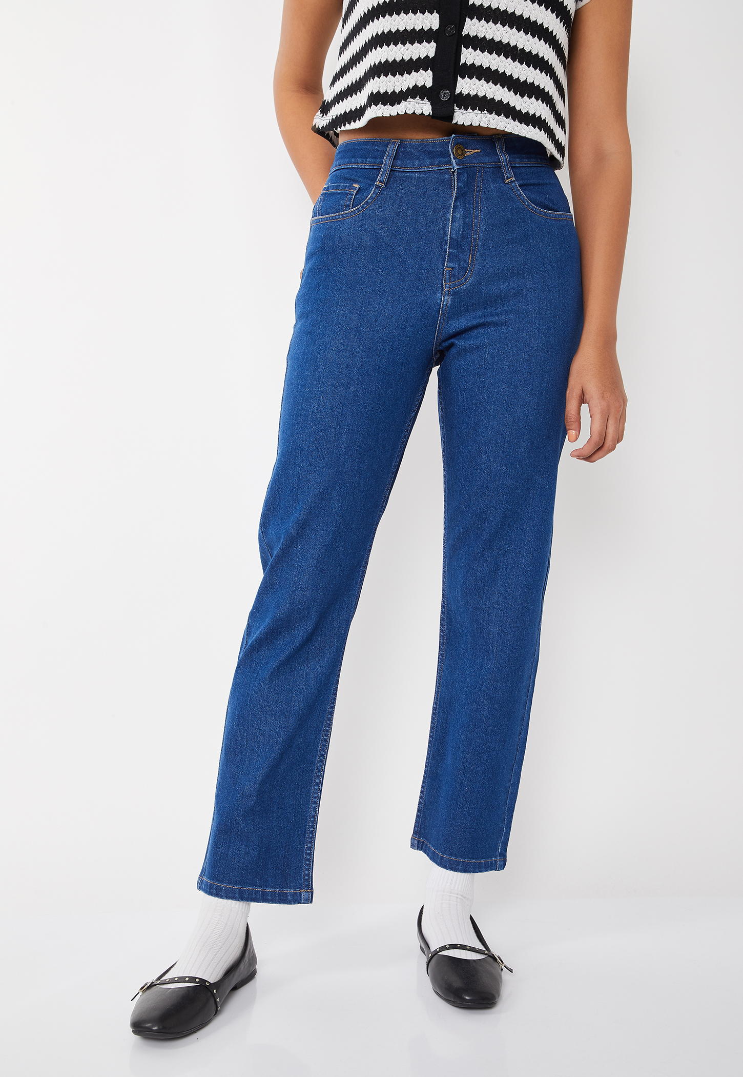 Women High Rise Straight Fit Jeans-picture-14