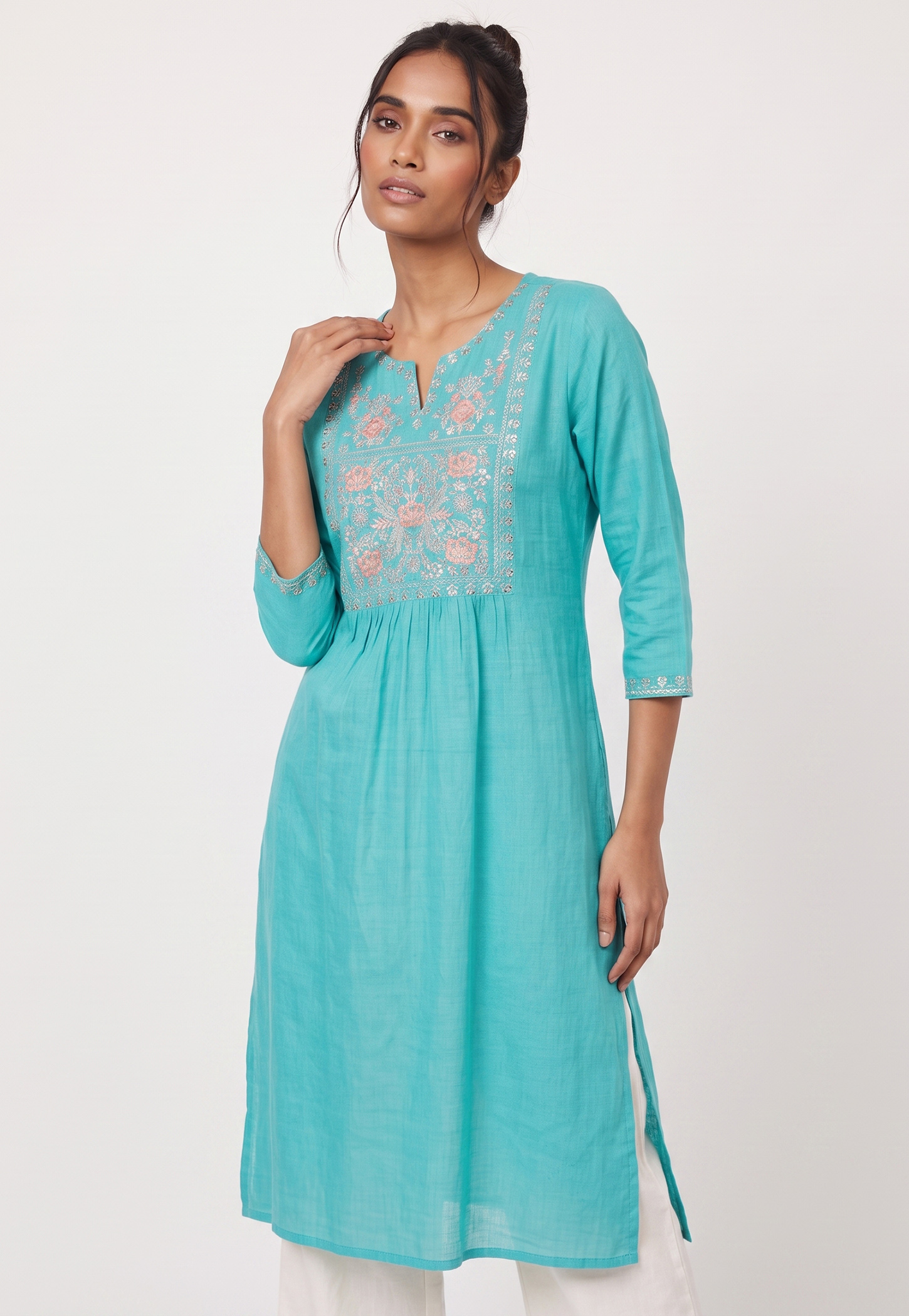 Women Embroidered Straight Kurta-picture-15