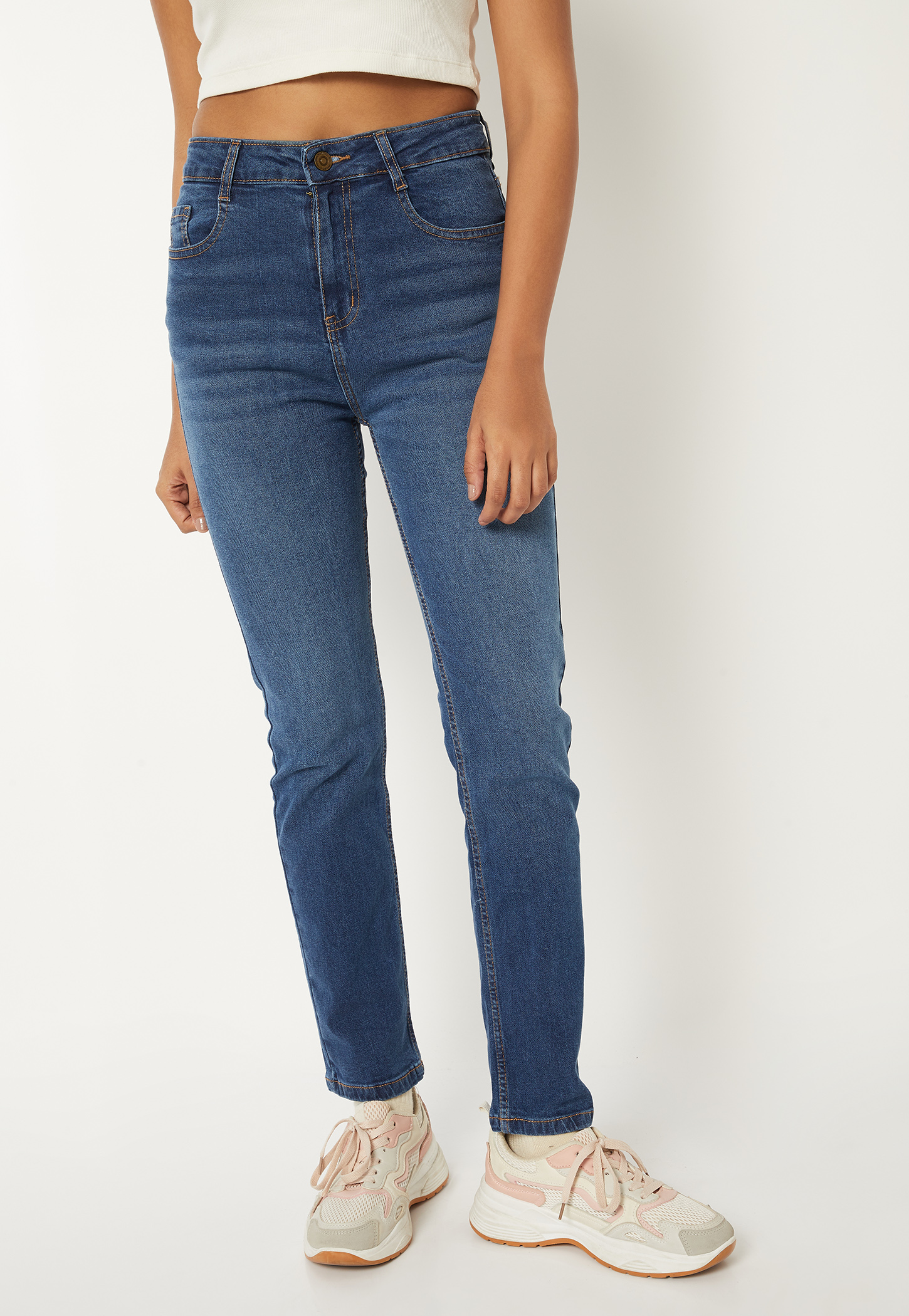 Women Solid High Rise Jeans-picture-48