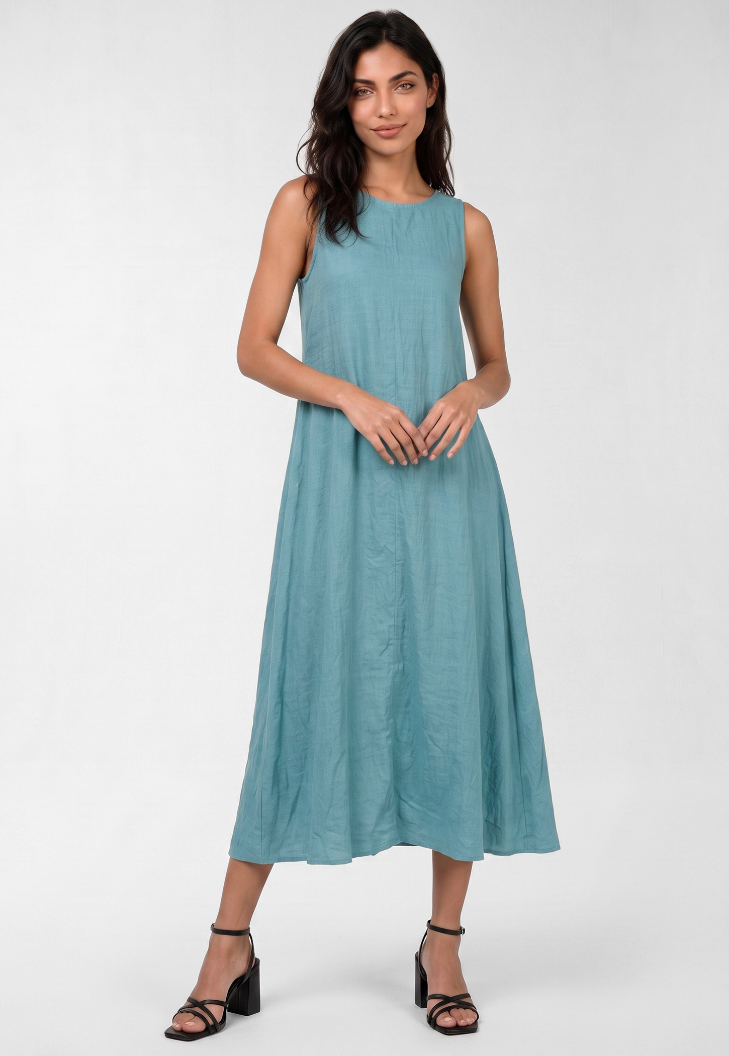 Women A-Line Midi Dress-picture-53