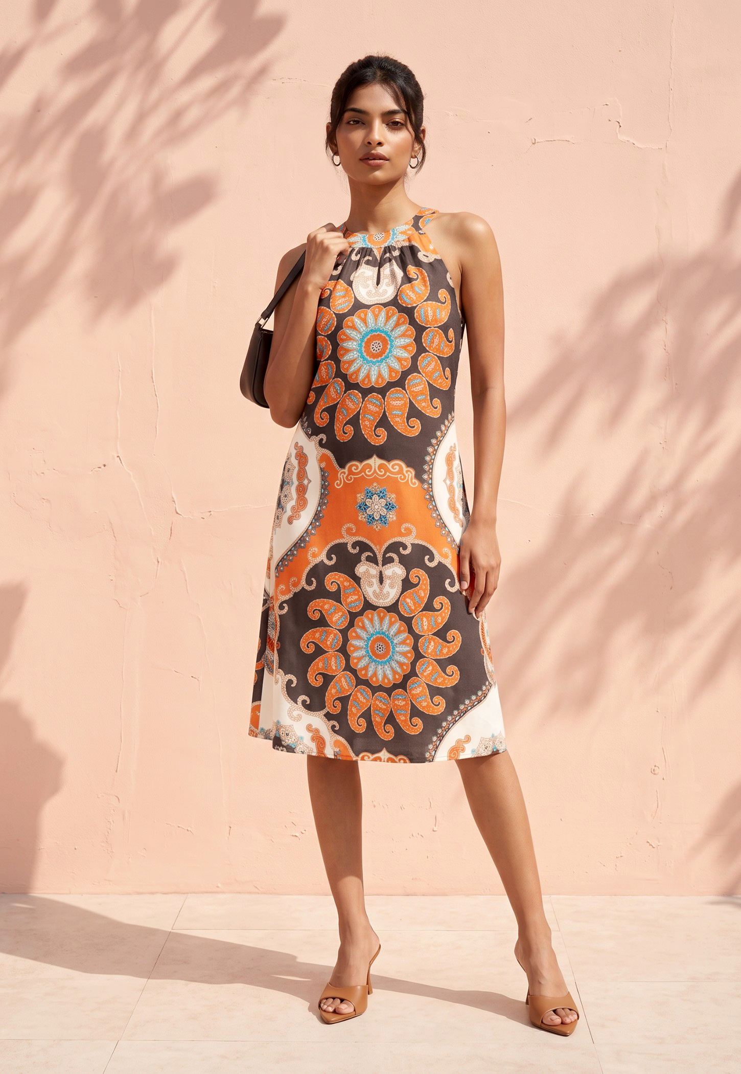 Women Printed Midi Dress-picture-55