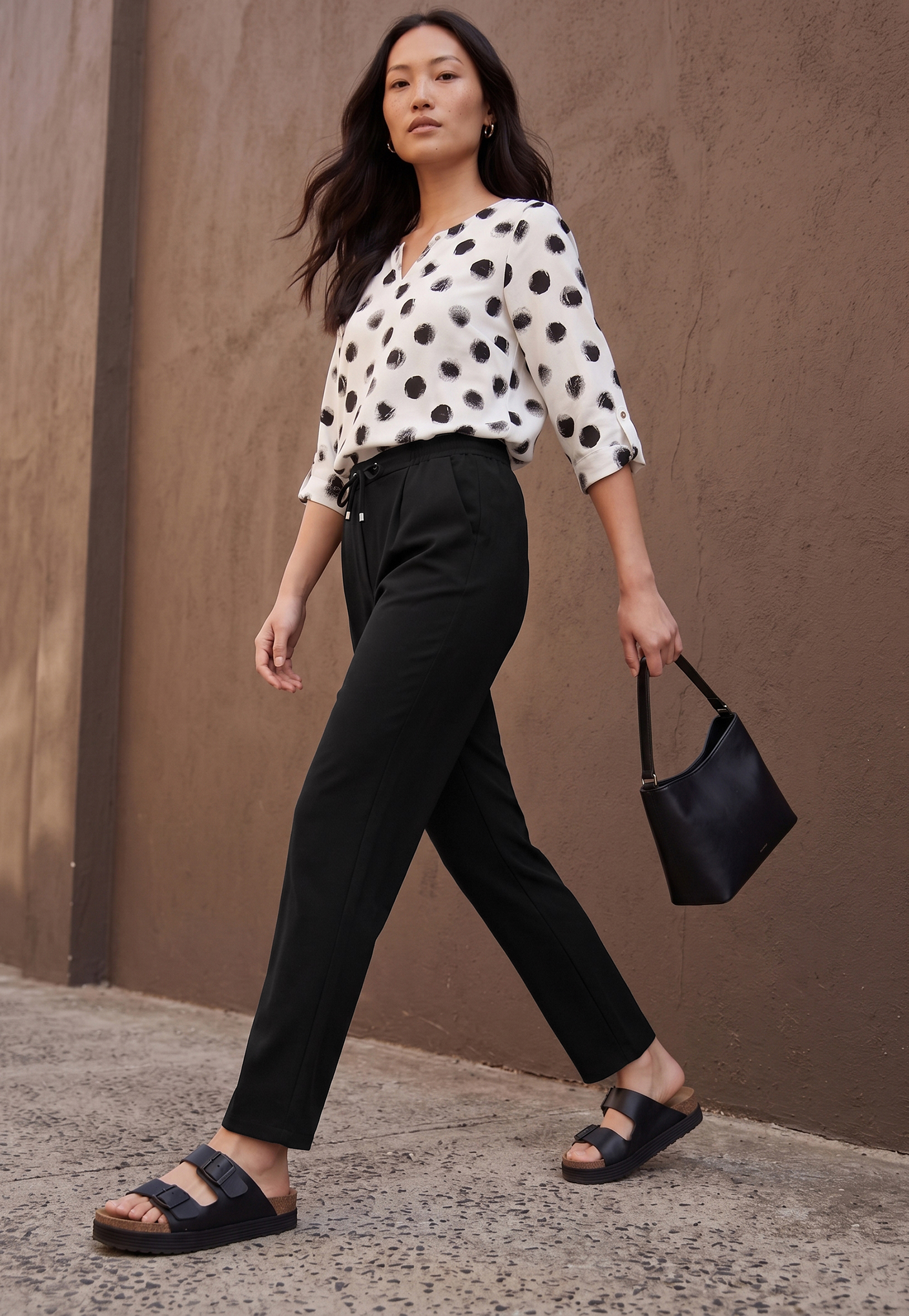Women Solid Trousers-picture-40