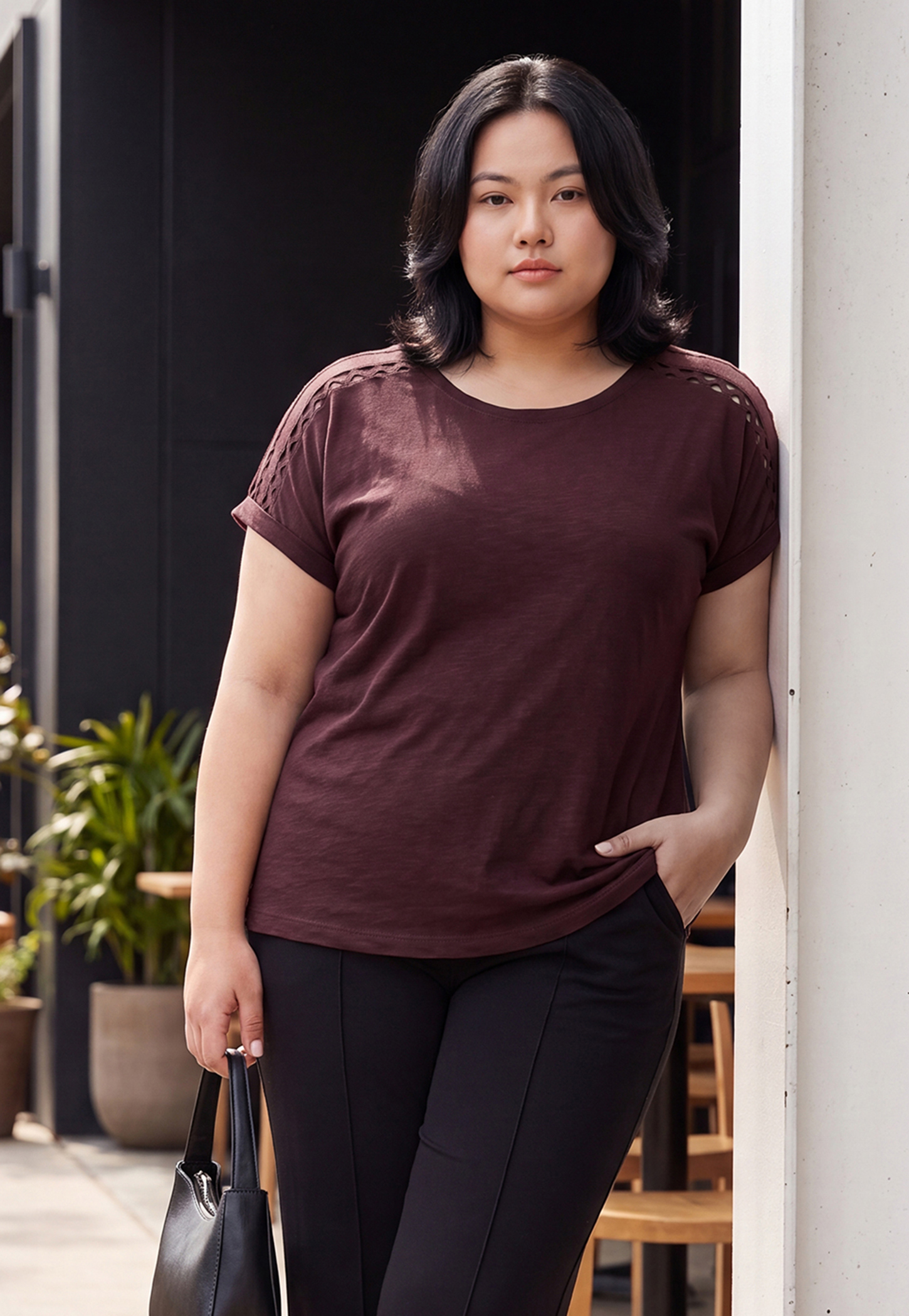 Women Solid T-shirt-picture-48