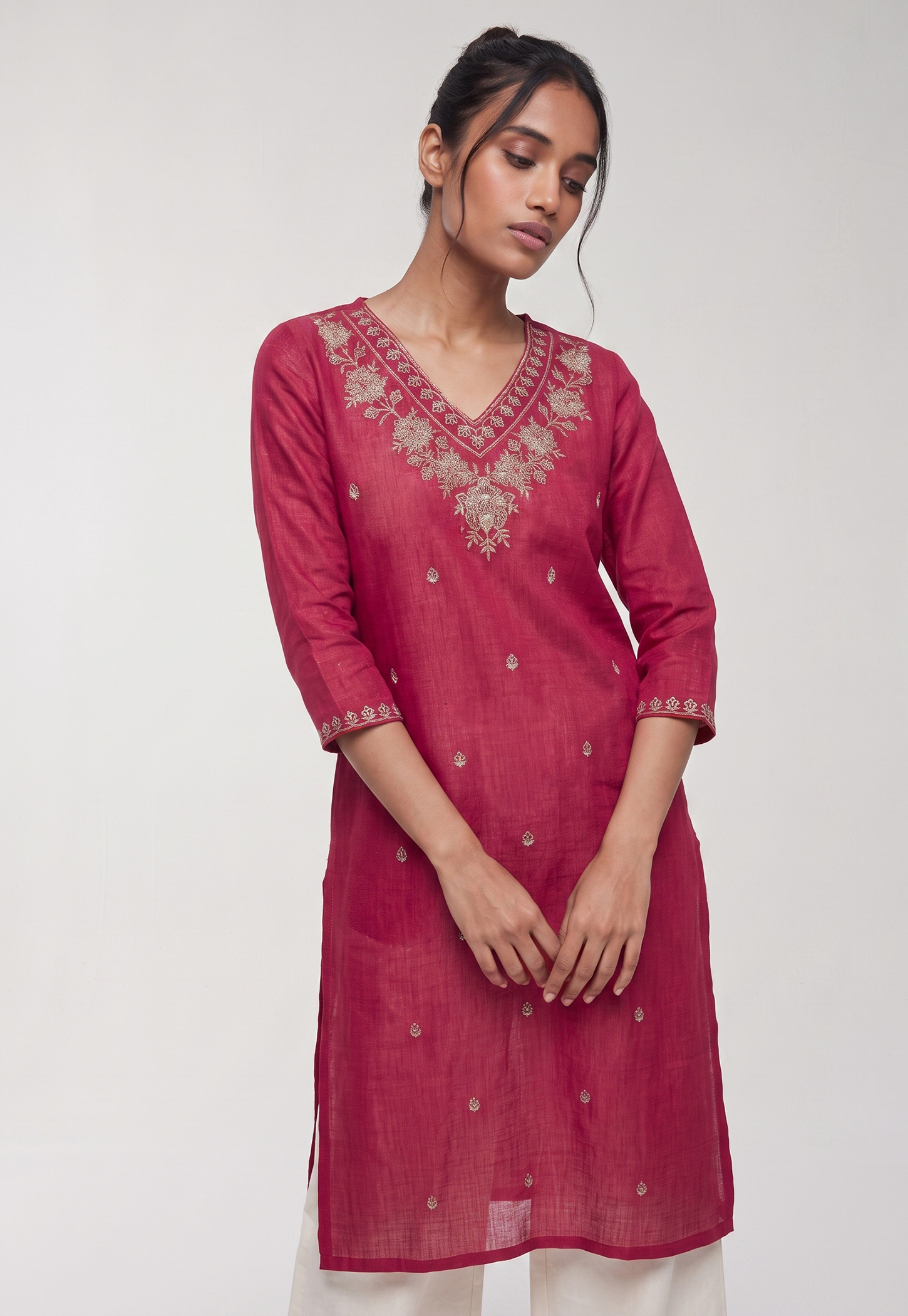 Women Embroidered Straight Kurta-picture-31