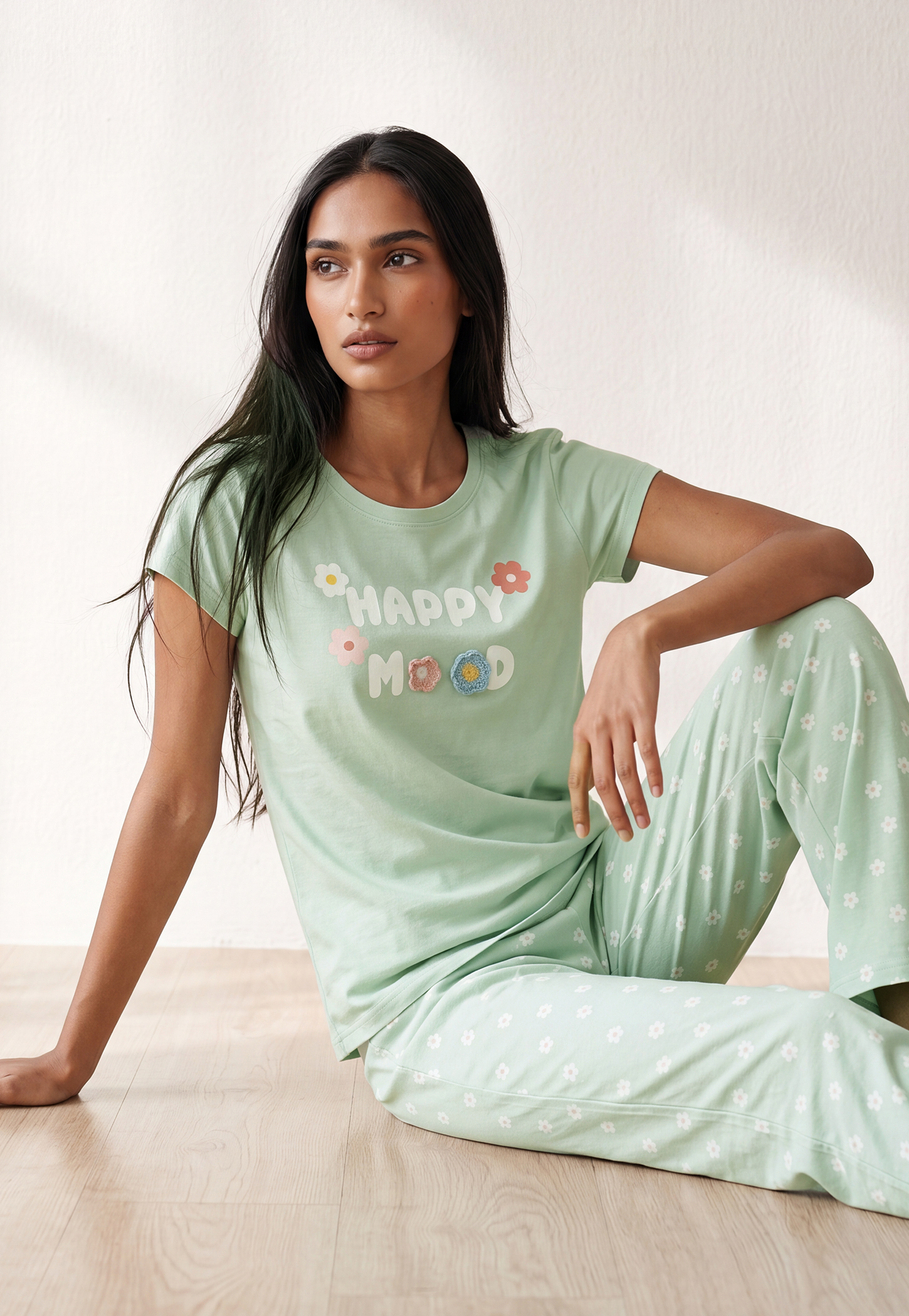 Women Floral Print PJ Set-picture-32