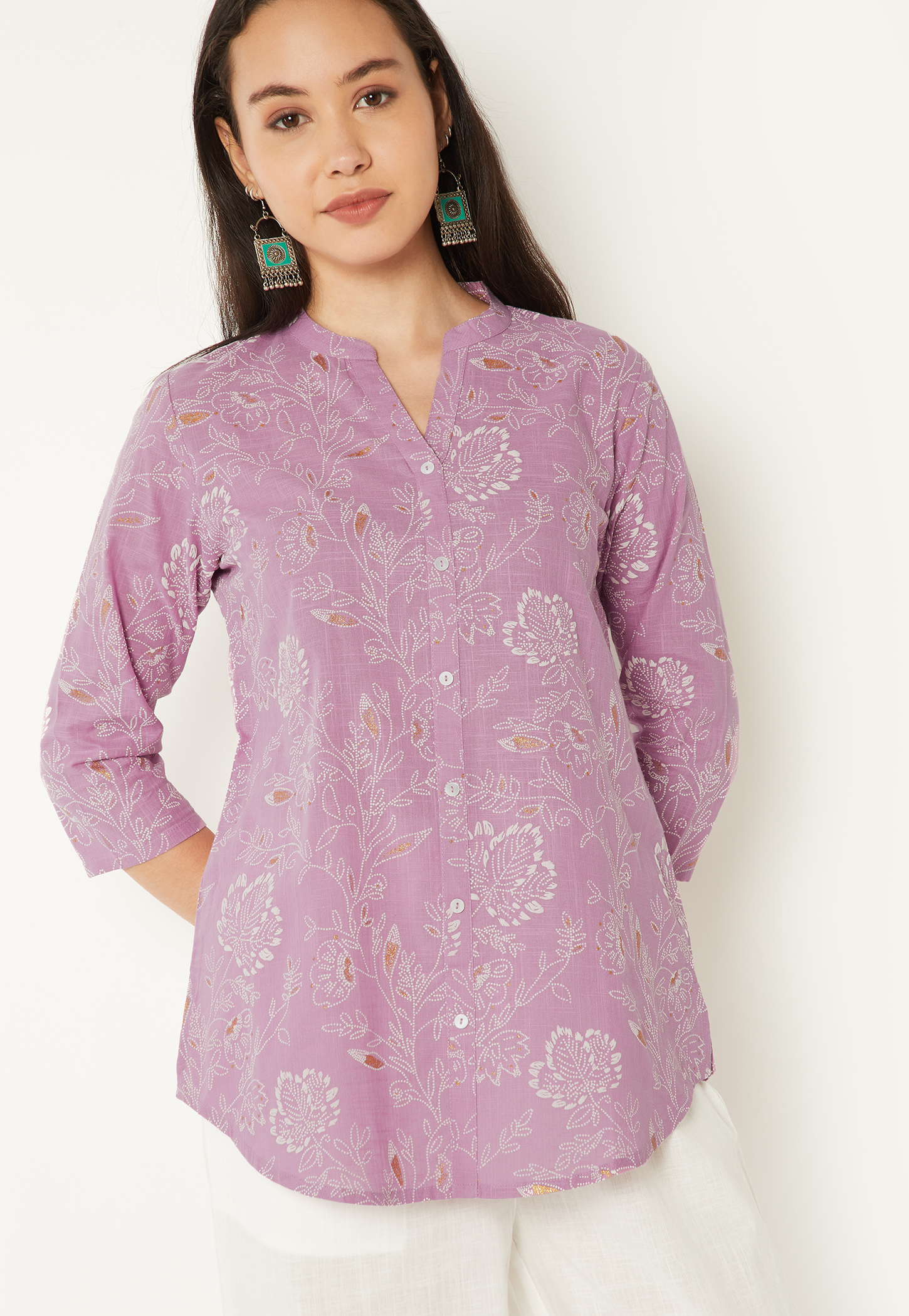 Women Floral Print Straight Kurti-picture-26