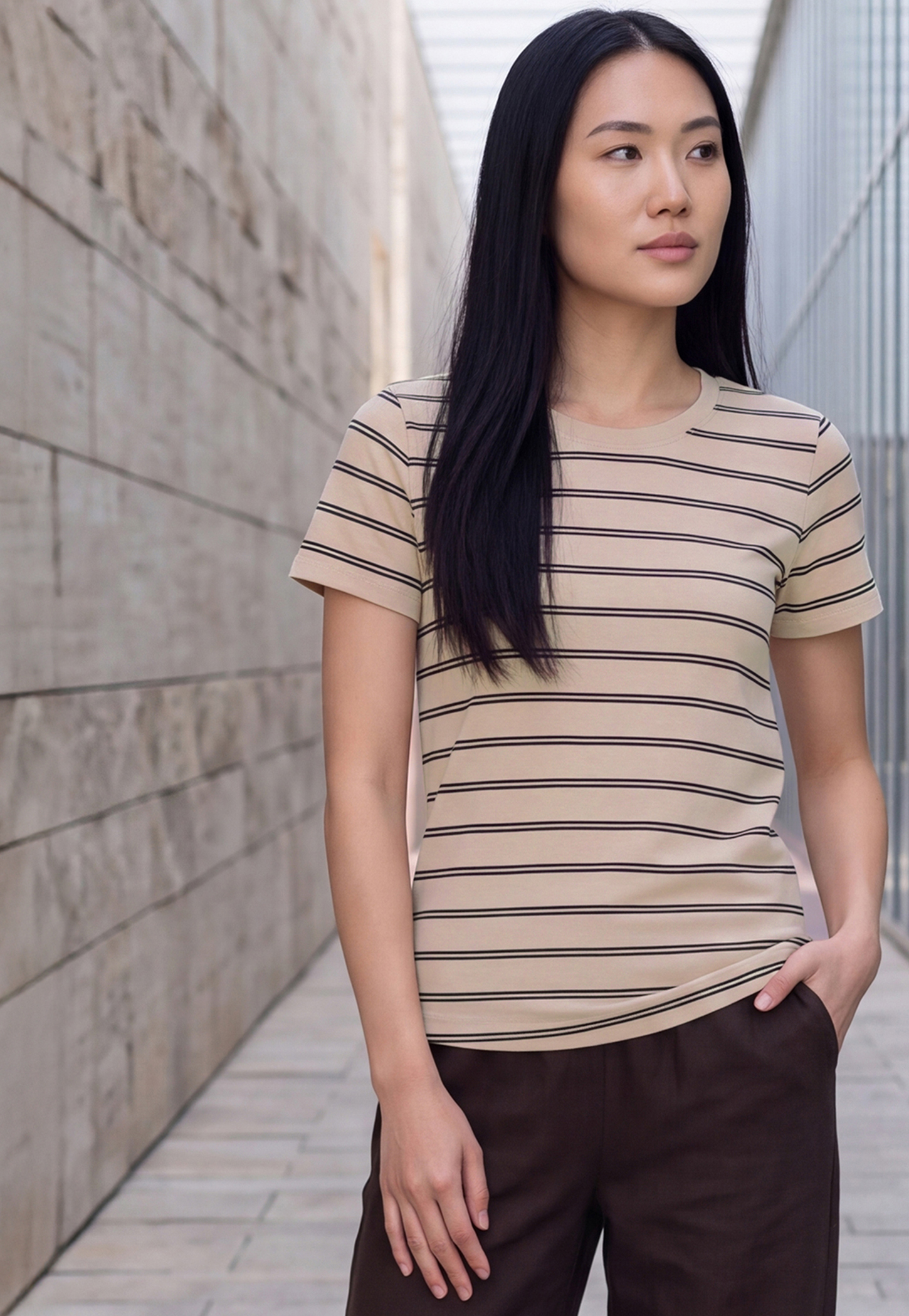 Women Striped T-shirt-picture-10