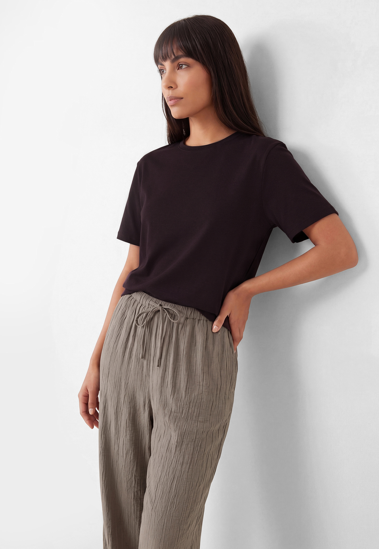 Women Textured T-shirt-picture-14