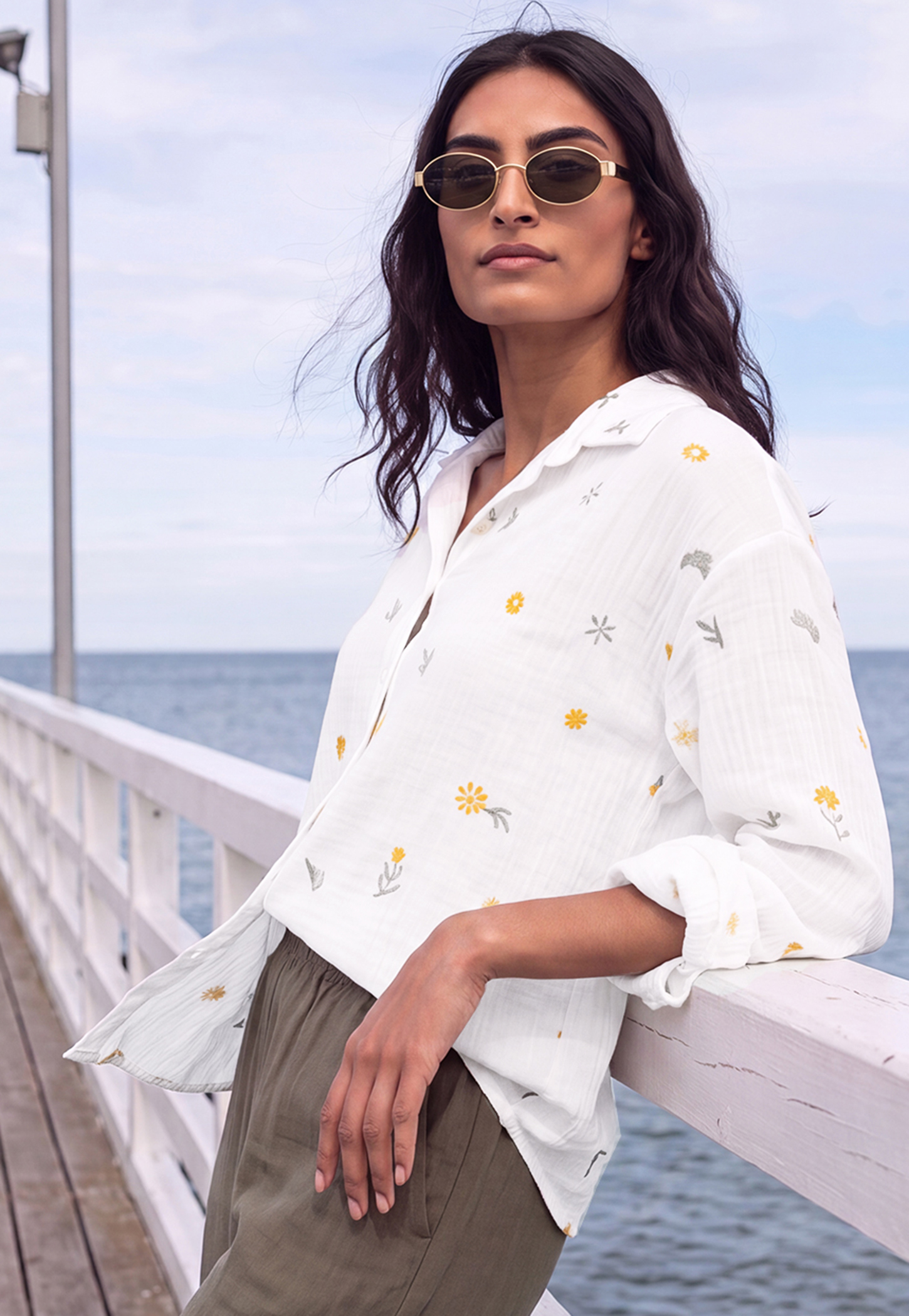 Women Floral Embroidered Shirt-picture-12