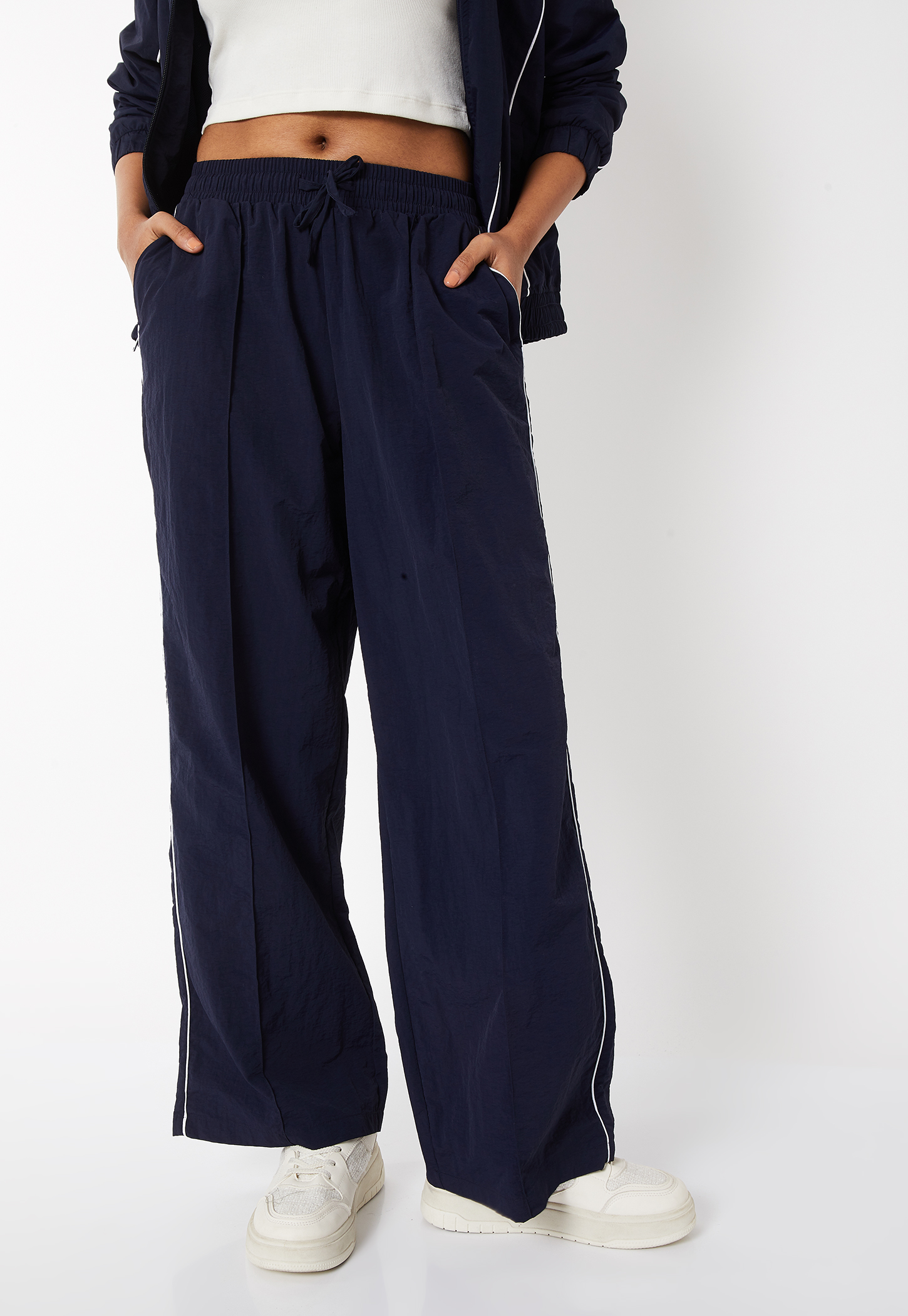 Women Wide-Leg Sports Track Pants-picture-32